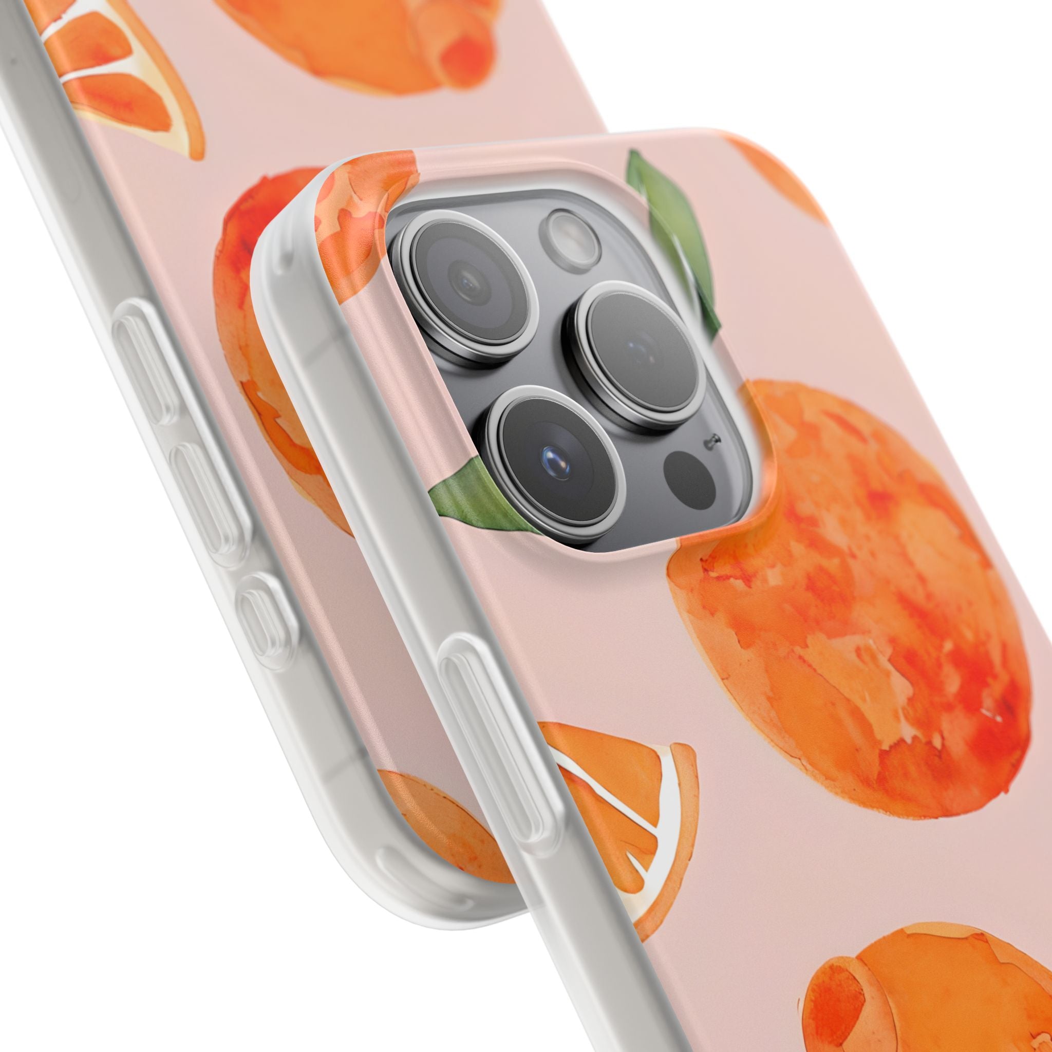 Sunkissed Orange Harvest · Soft Case na telefon dla iPhone