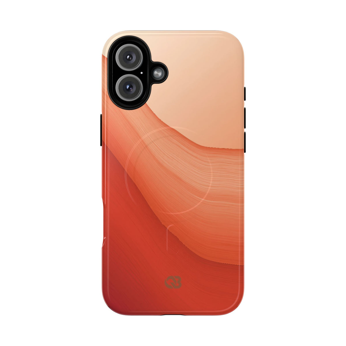 Terracotta Flow · Tough 2.0 Magnetic Phone Case for iPhone · Orange