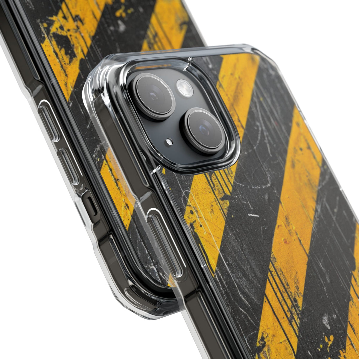 Urban Hazard Decay · Clear Impact Magnetic Phone Case for iPhone · Black