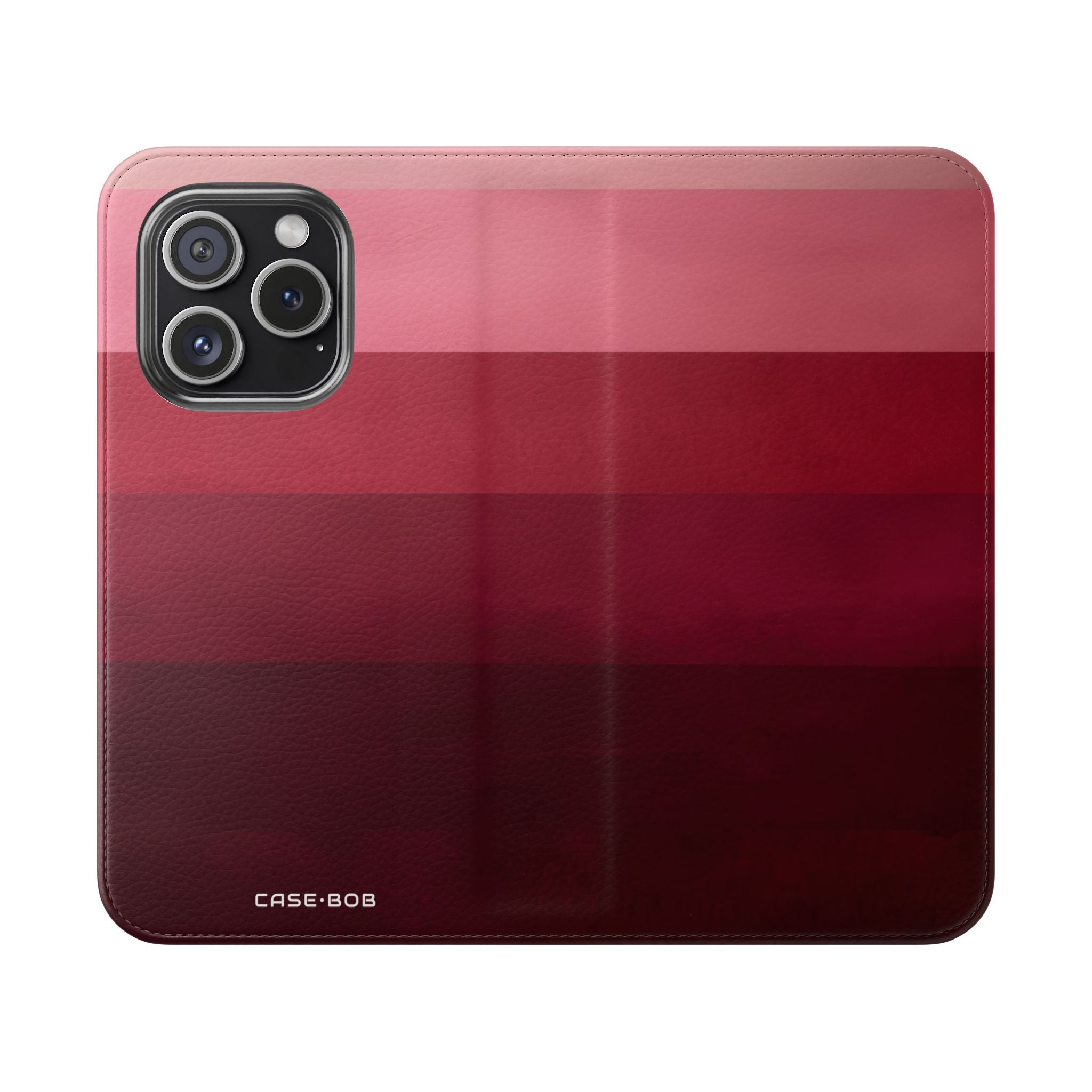 Blushing Stripes - iPhone 15 Pro Case - Portemonnee