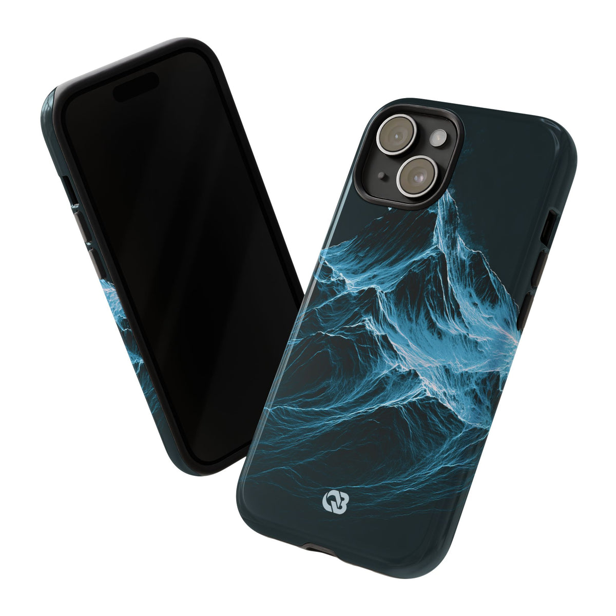Nordic Frost Peak · Tough Phone Case for iPhone · Blue