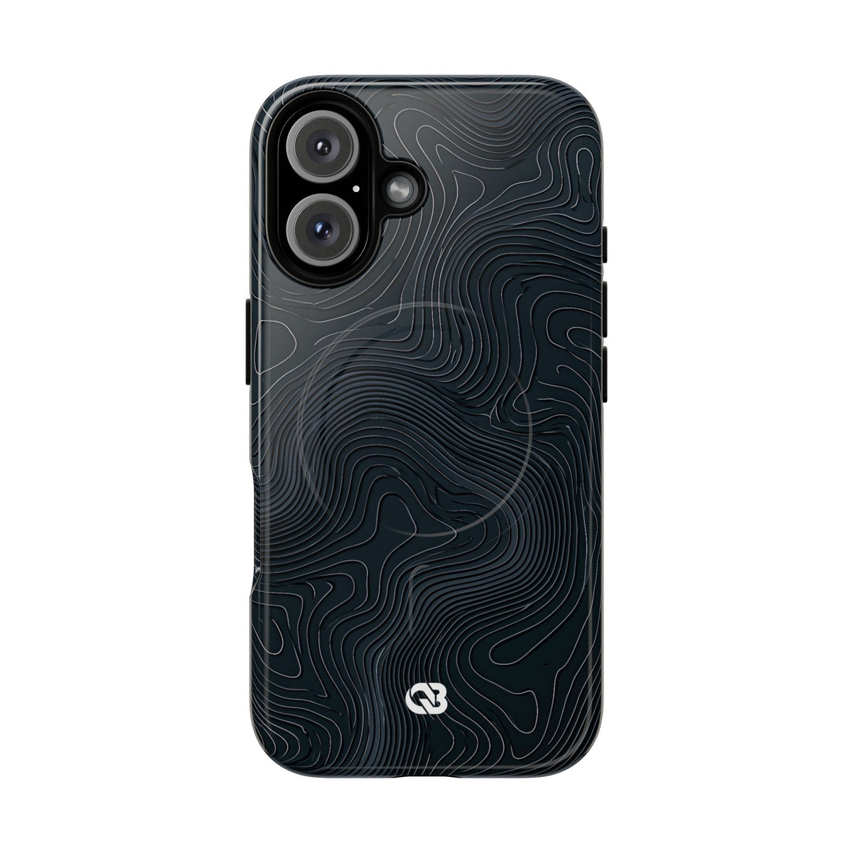 Obsidian Elevation · Tough 2.0 Magnetic Phone Case for iPhone · Black