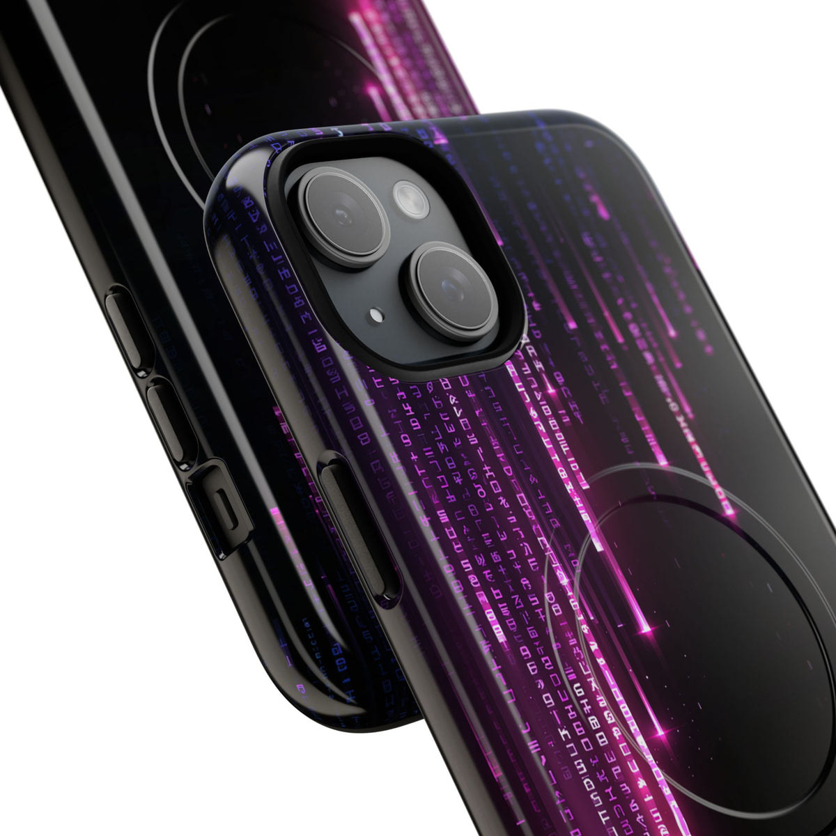 Binary Cascade · Tough 2.0 Magnetic Phone Case for iPhone · Black