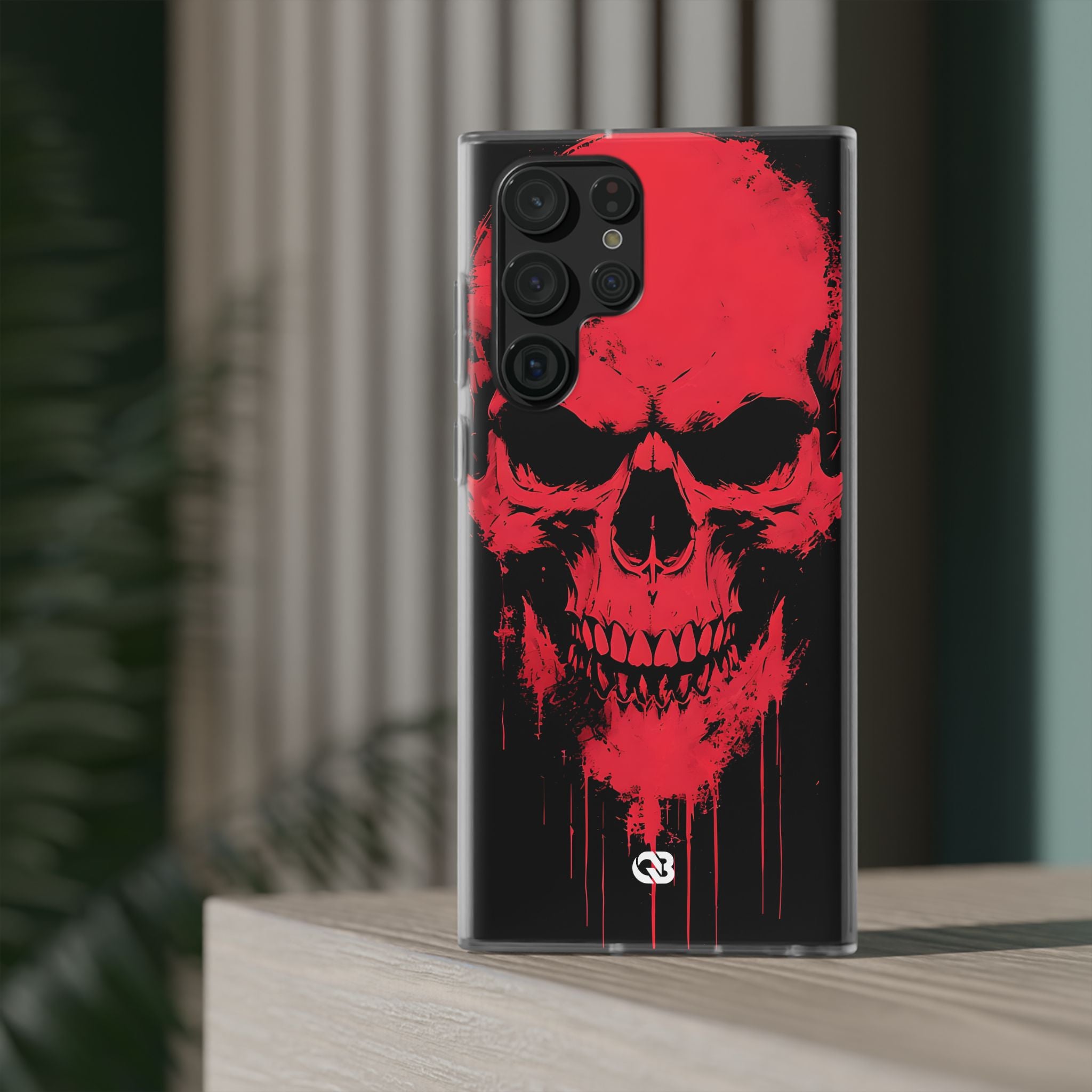 Crimson Street Skull · Soft Handyhülle für Samsung