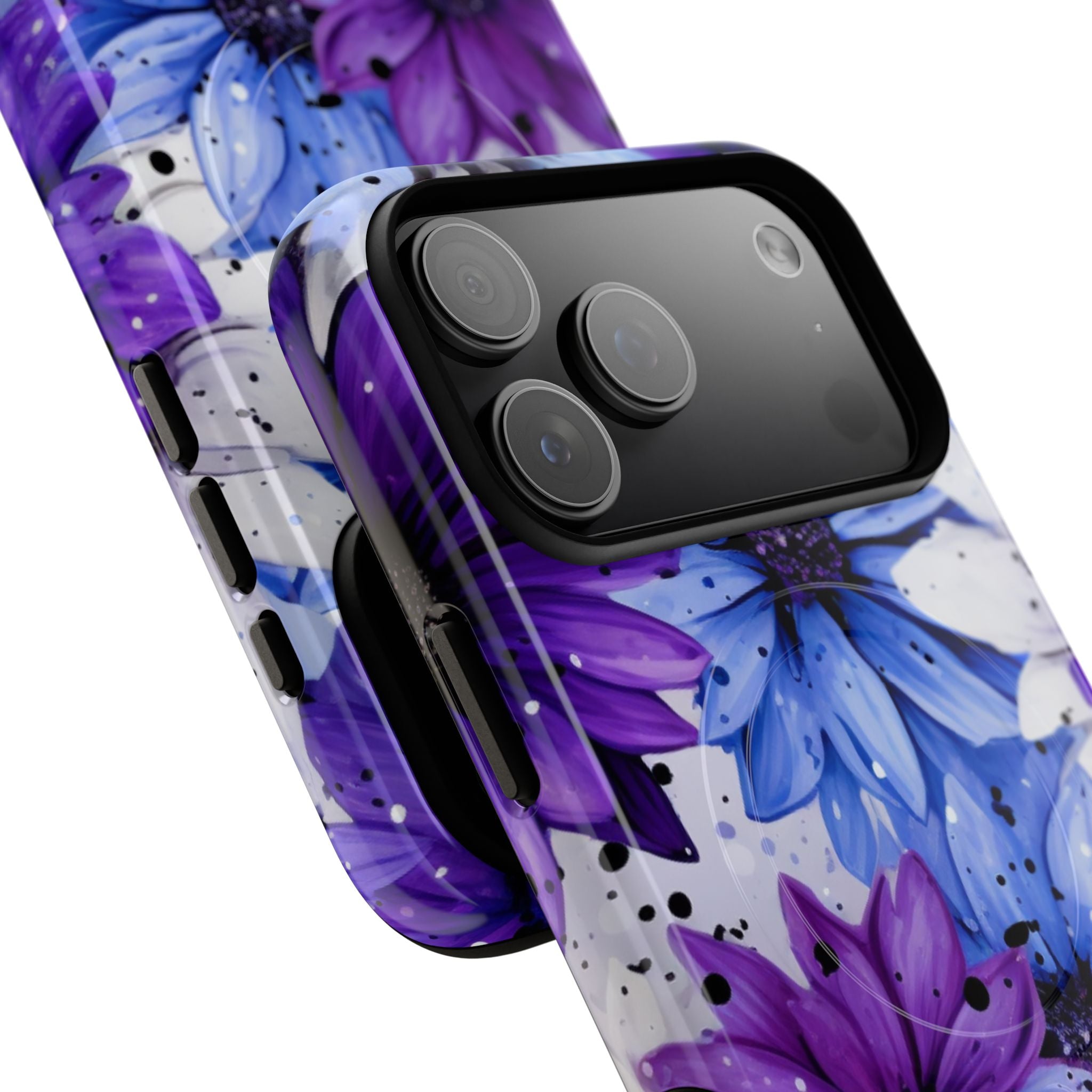 Ink Splatter Blooms · Tough+ Custodia per iPhone · Magsafe