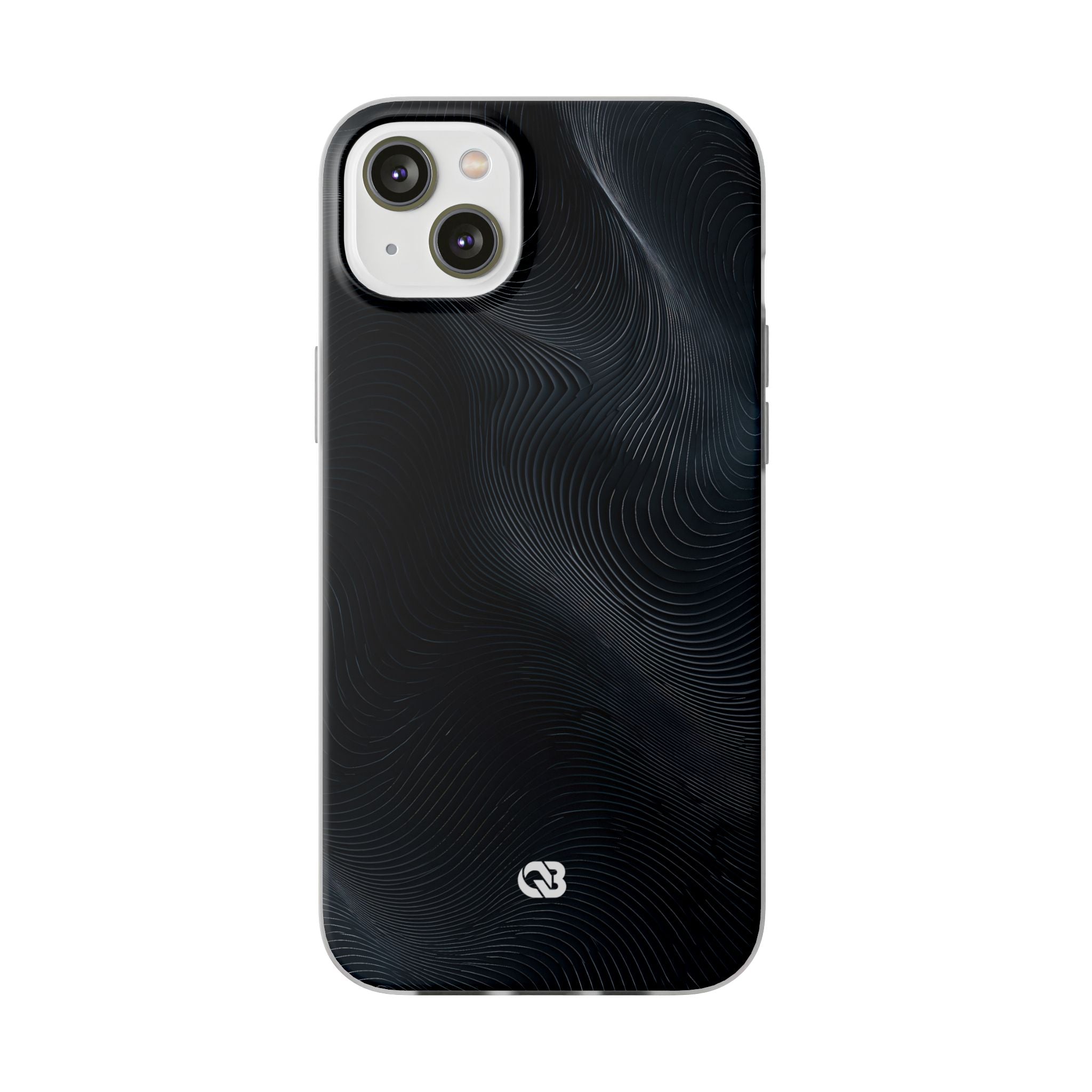 Black Lite Phone Case for iPhone - Obsidian Ridge Flux