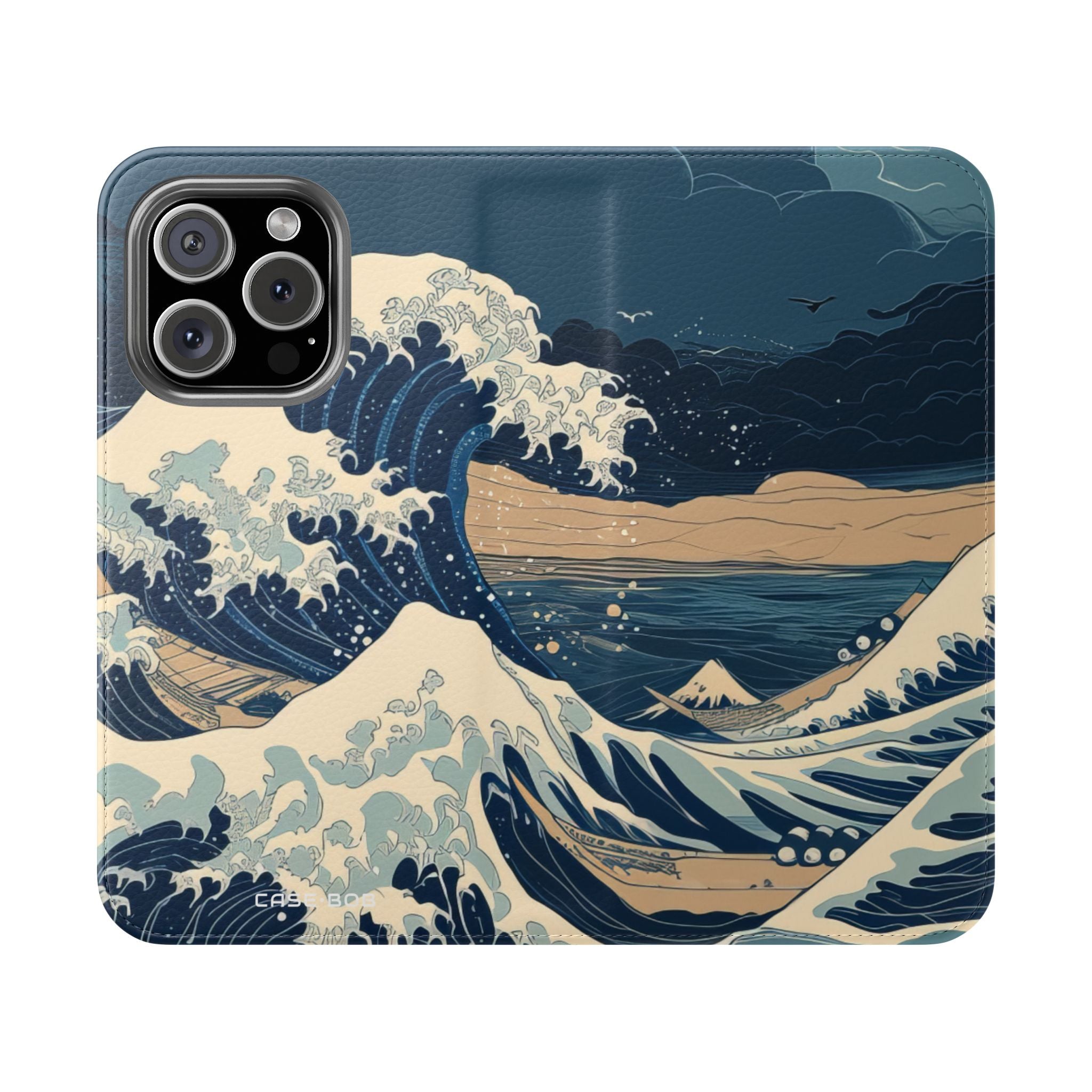 Cresting Navy Wave - iPhone 16 Pro Cover - Pung