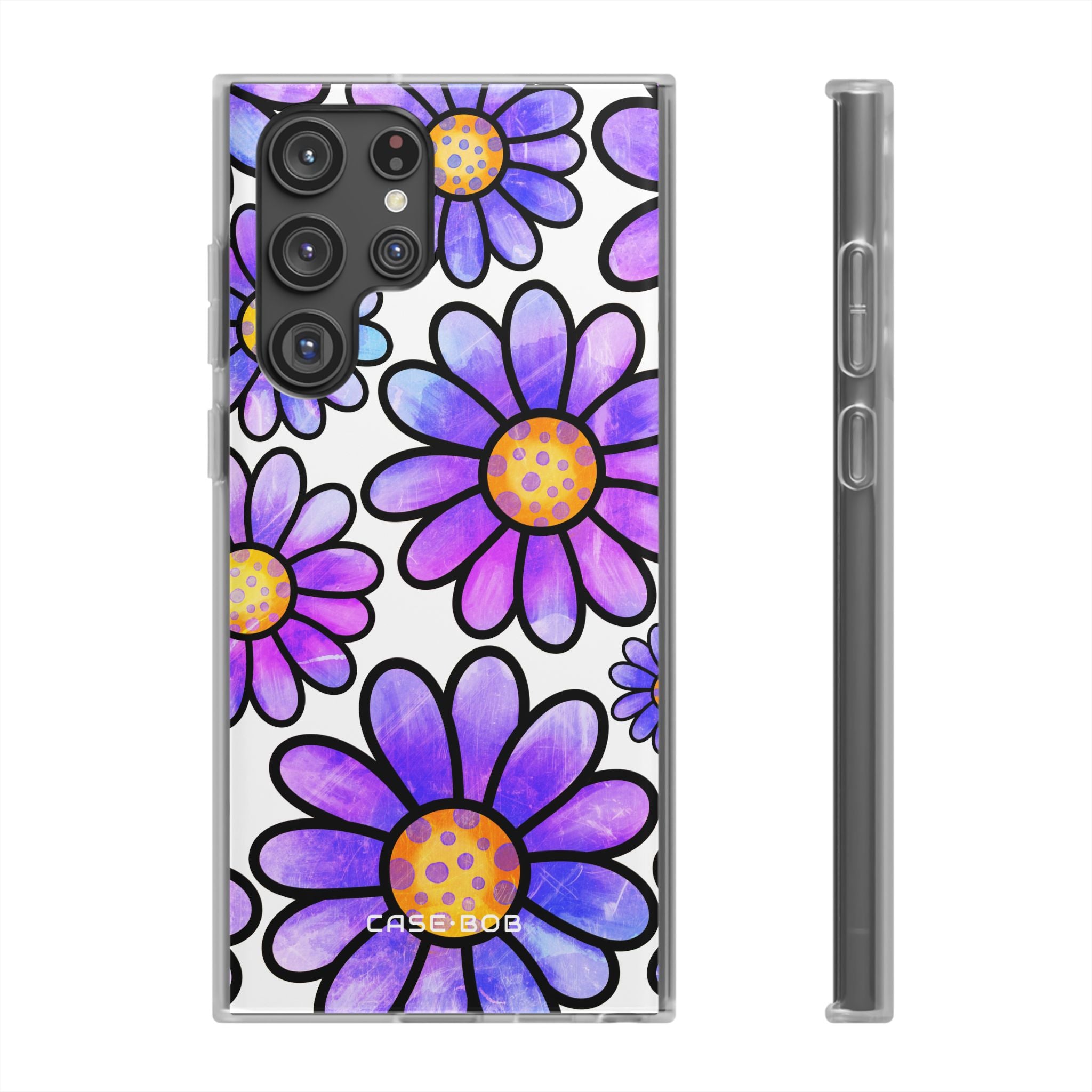 Polka Dot Blooms Samsung S22 Ultra -pehmeä suojakotelo