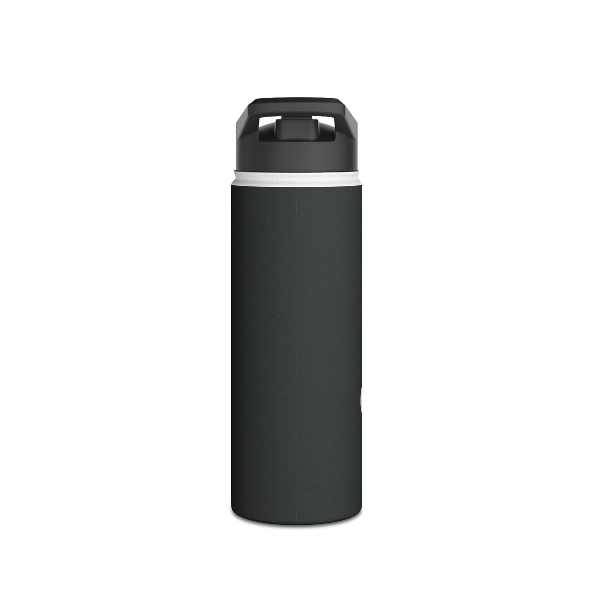 Nordic Blossom · Insulated Water Bottle · Black