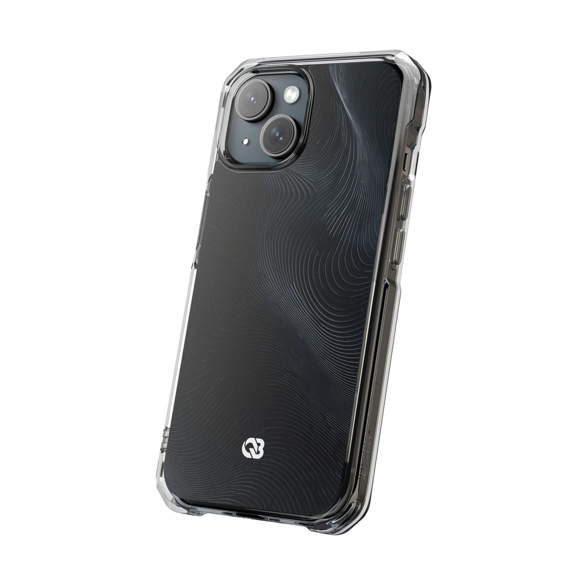 Black Impact MagSafe Phone Case for iPhone - Obsidian Ridge Flux