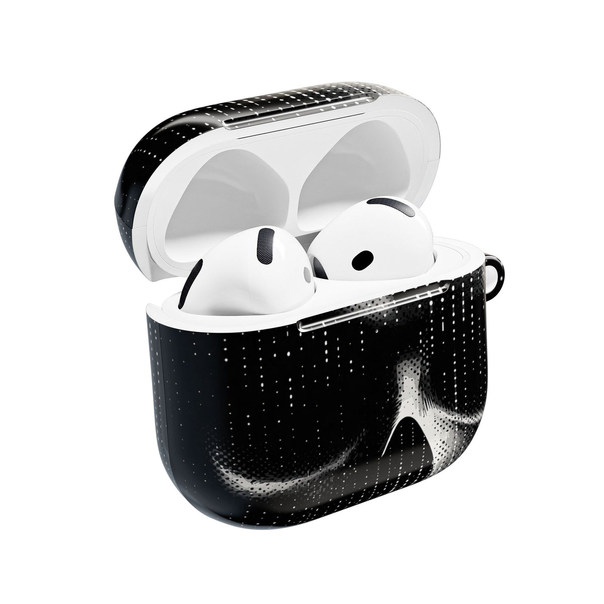 Raster Phantom · Hard Case for AirPods & AirPods Pro · Black
