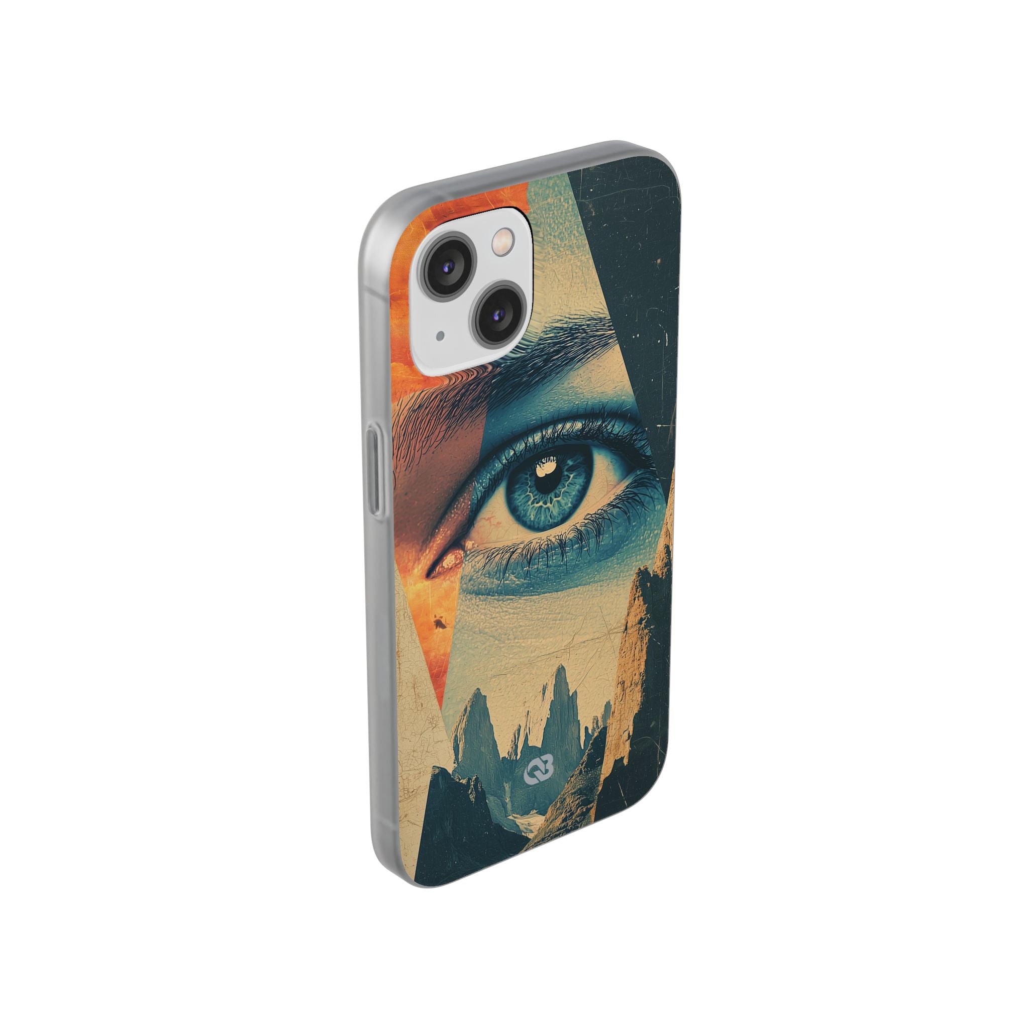 Fragmented Peak Gaze · Soft Phone Case for iPhone