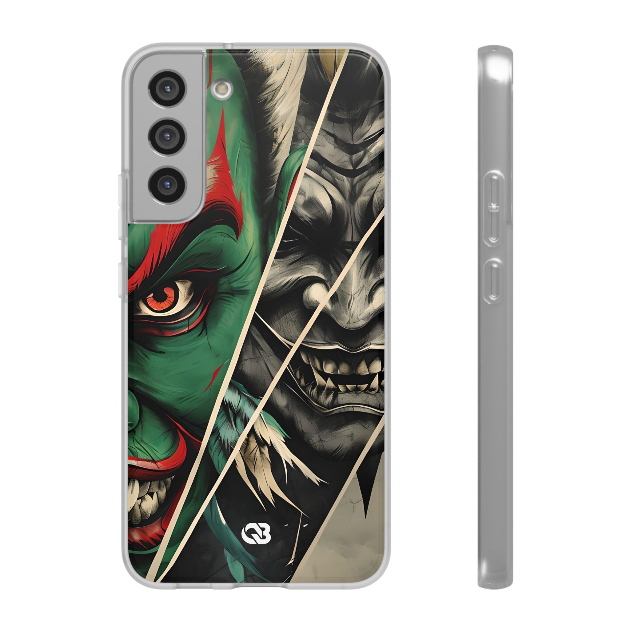 Emerald Oni Grin · Soft Handyhülle für Samsung