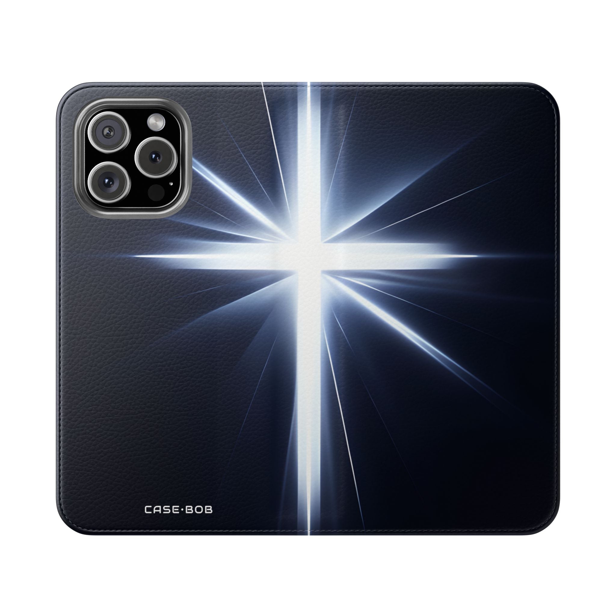 Glowing Crossburst - iPhone 16 Max Case - Wallet