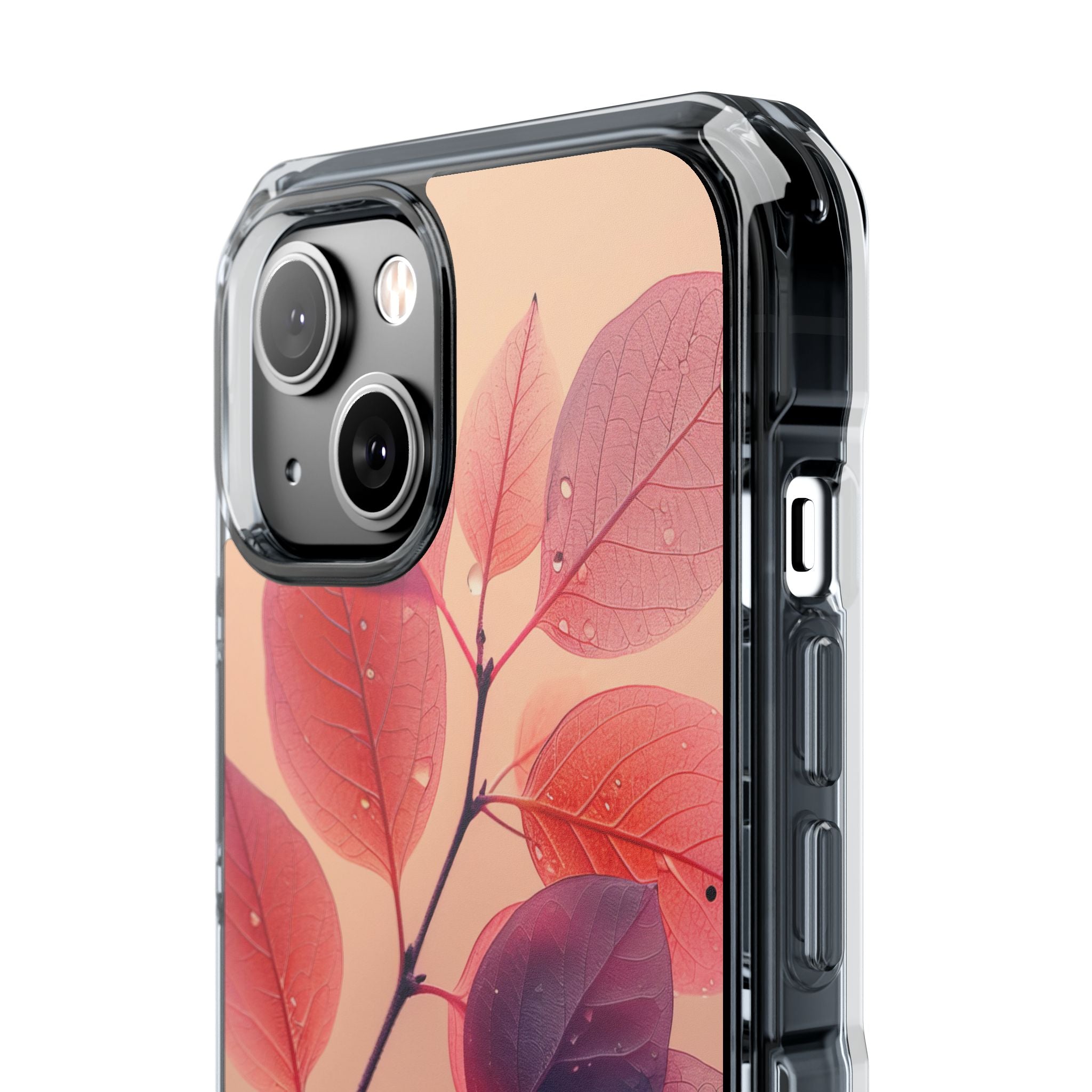 Dewy Magenta Foliage · Impact Phone Case for iPhone · Magsafe