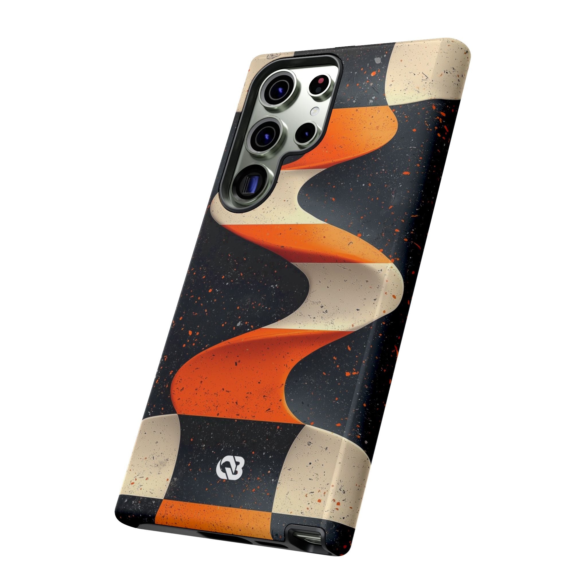 Orange Grit Twist · Tough Phone Case for Samsung