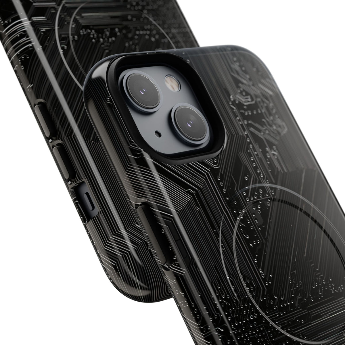 Obsidian Circuitry · Tough 2.0 Magnetic Phone Case for iPhone · Black
