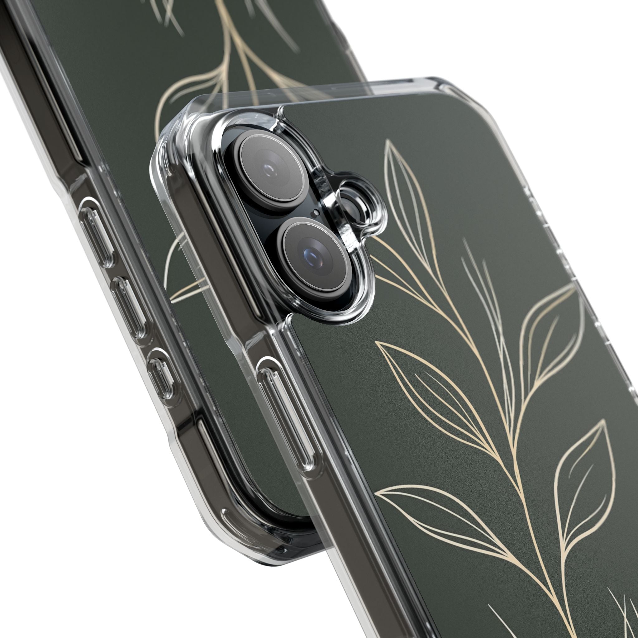 Green Impact MagSafe Phone Case for iPhone - Deep Moss Willow