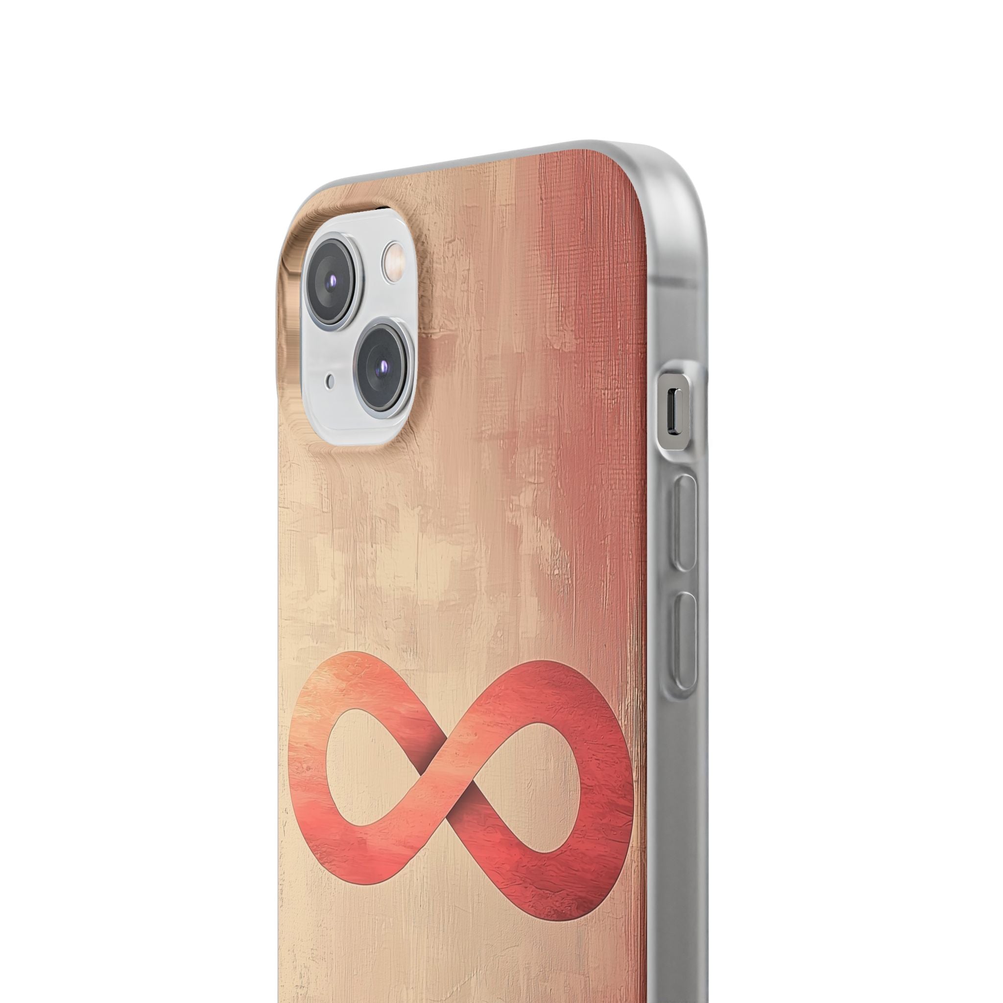 Terracotta Infinity Stroke · Soft Handyhülle für iPhone