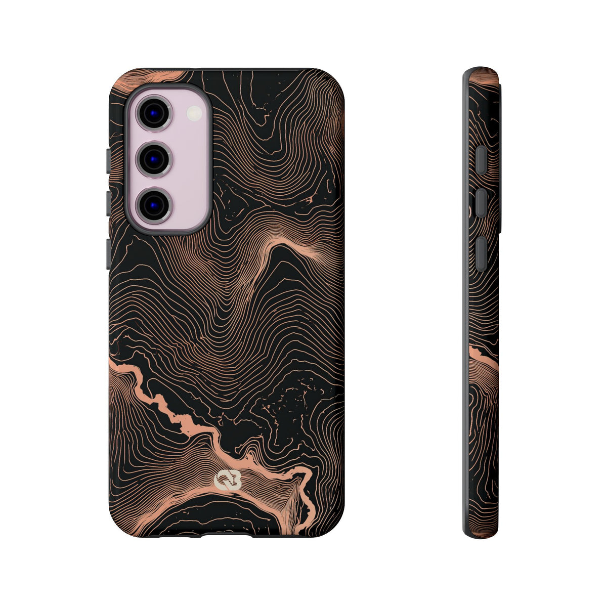 Mesa Elevation Contour · Tough Phone Case for Samsung · Black