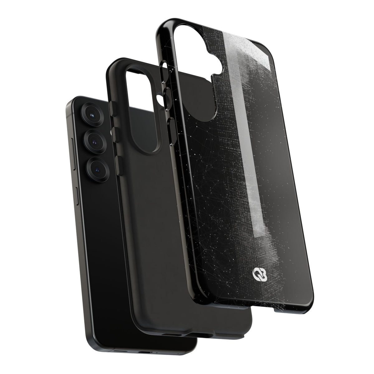 Black Tough Phone Case for Samsung - Vector Core Monolith
