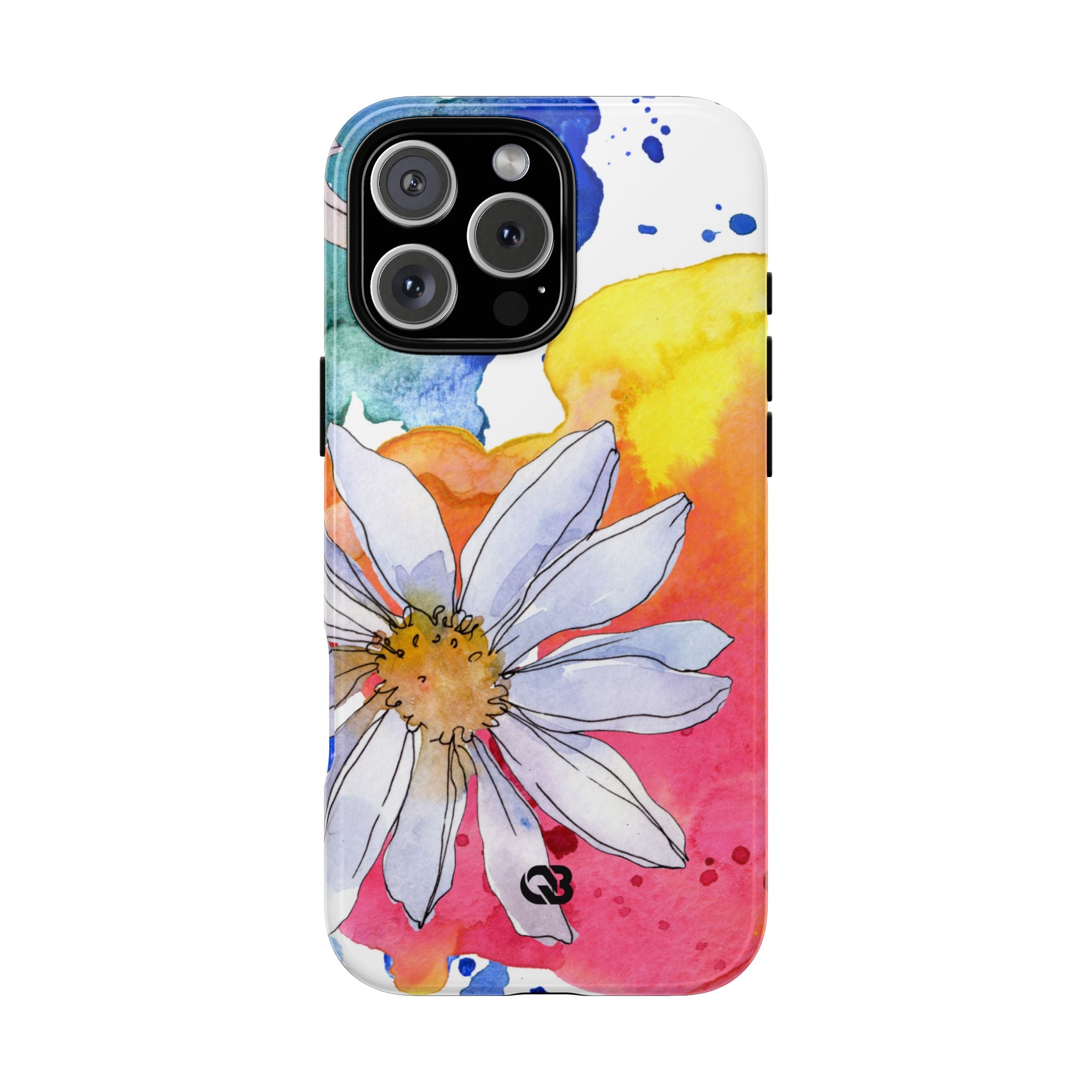 Vivid Bloom Splatter · Tough Handyhülle für iPhone
