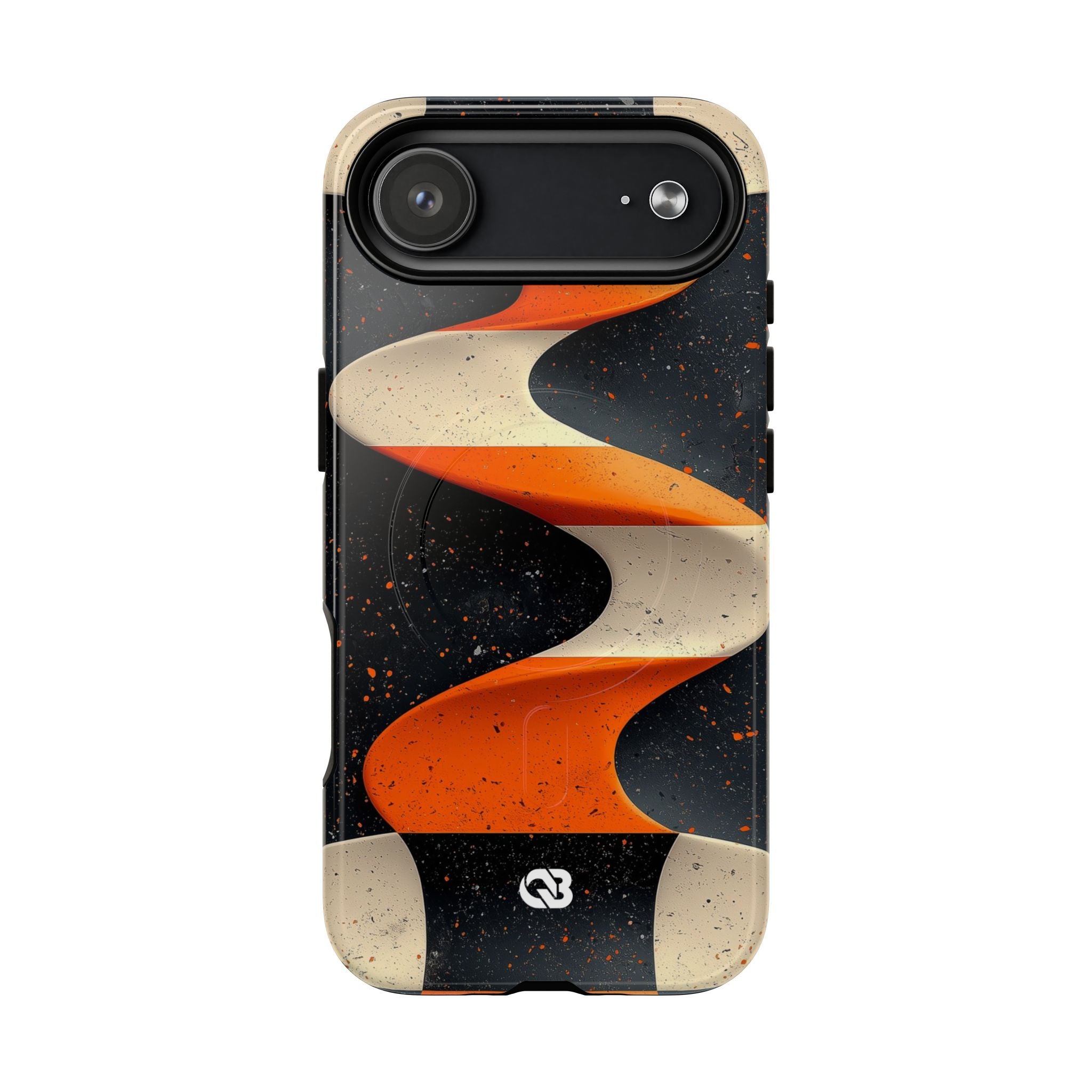 Orange Grit Twist · Tough+ Phone Case for iPhone · Magsafe
