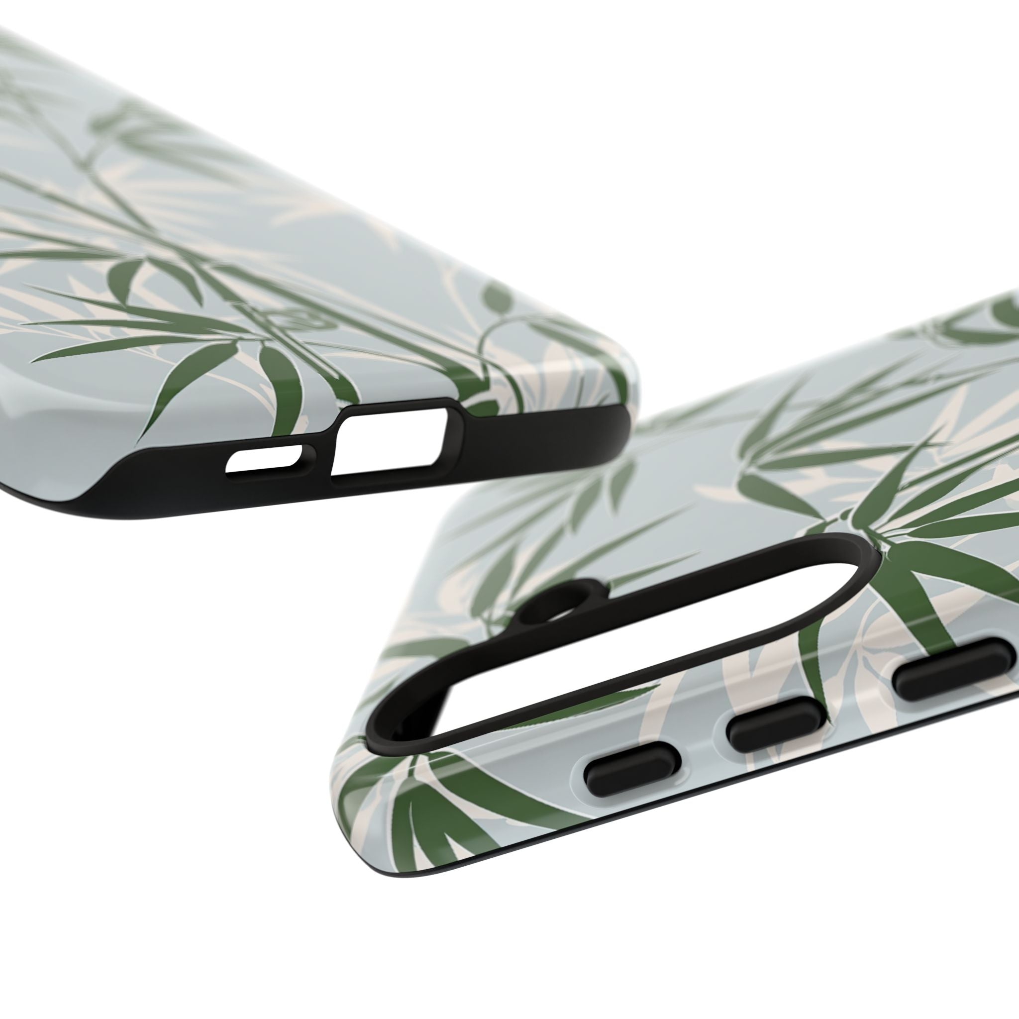 Green Tough Phone Case for Samsung - Kyoto Bamboo Canopy