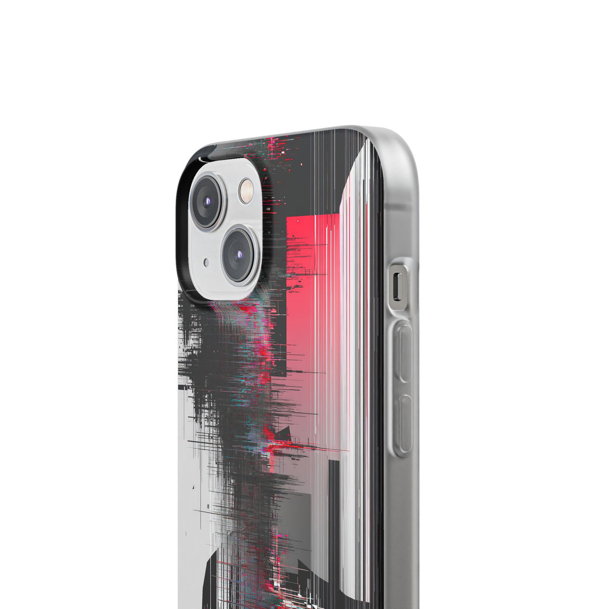 Black Lite Phone Case for iPhone - Crimson Data Leak