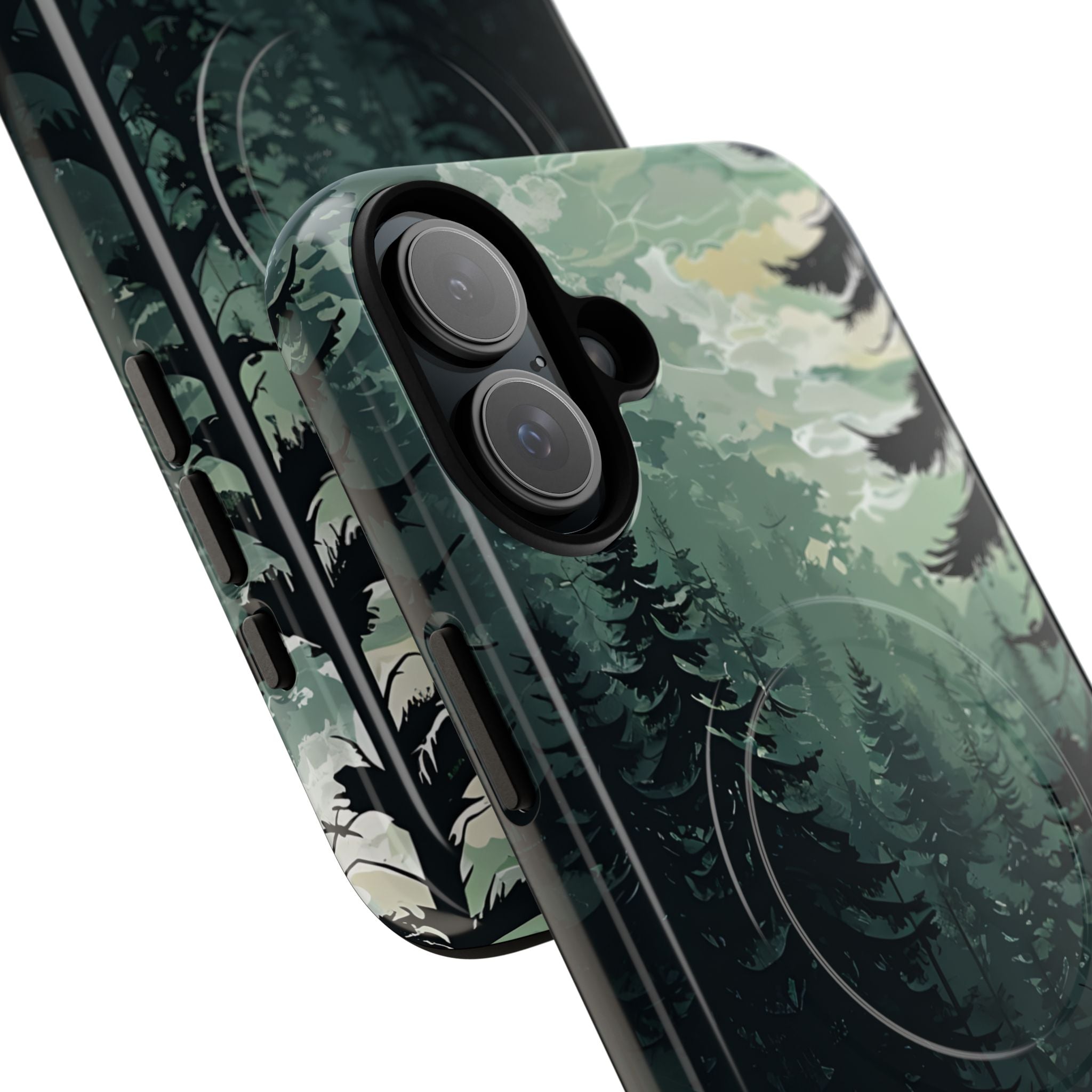 Misty Pine Shadow · Tough+ Phone Case for iPhone · Magsafe
