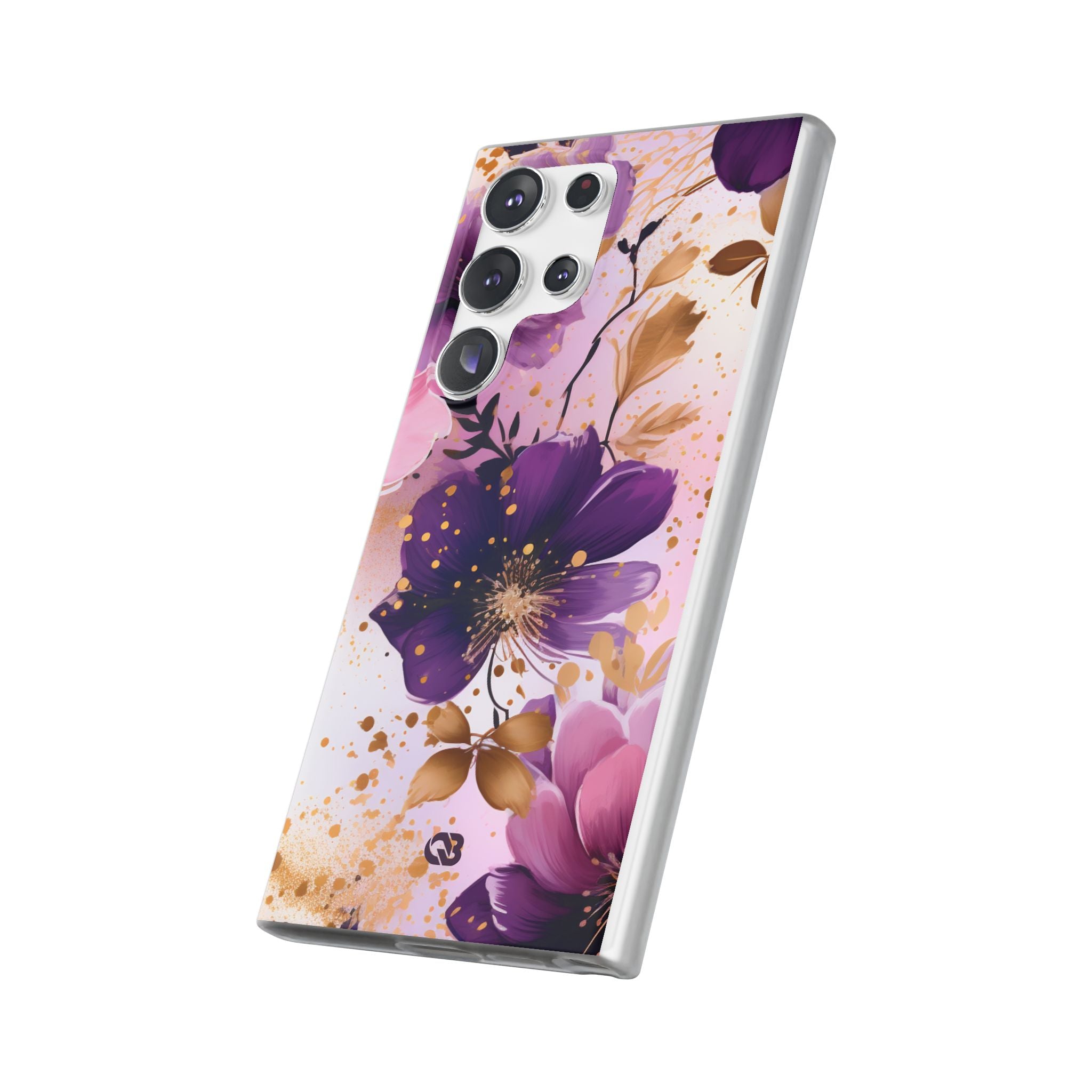 Gilded Violet Bloom · Soft Phone Case for Samsung