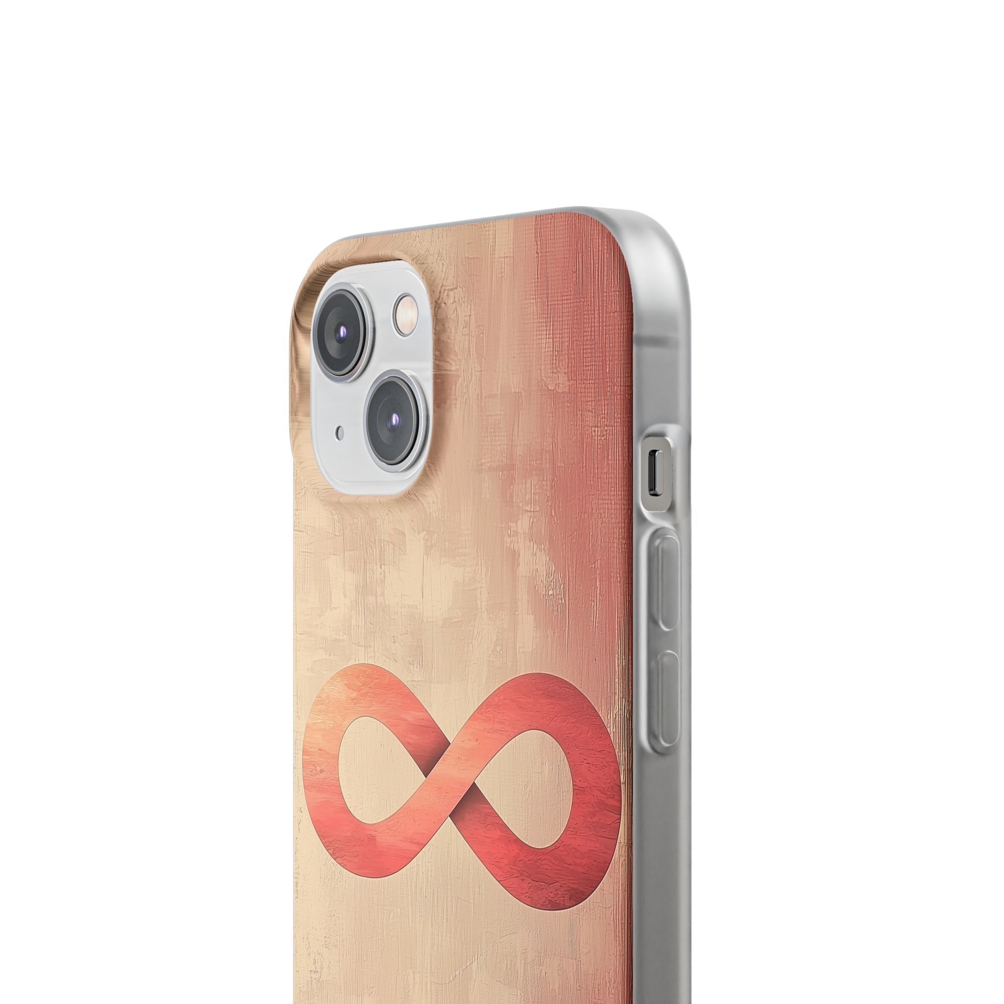 Terracotta Infinity Stroke · Soft Handyhülle für iPhone