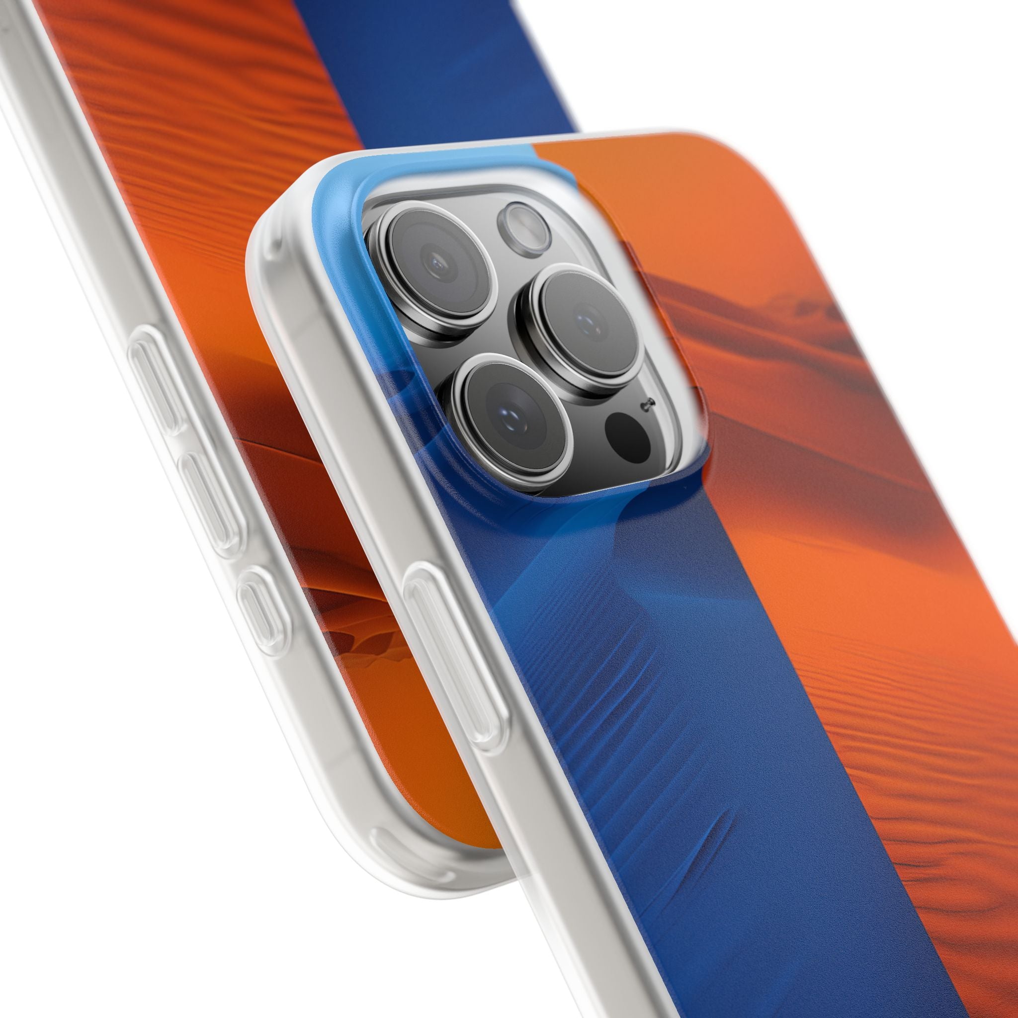 Split Dune Horizon · Soft Phone Case for iPhone