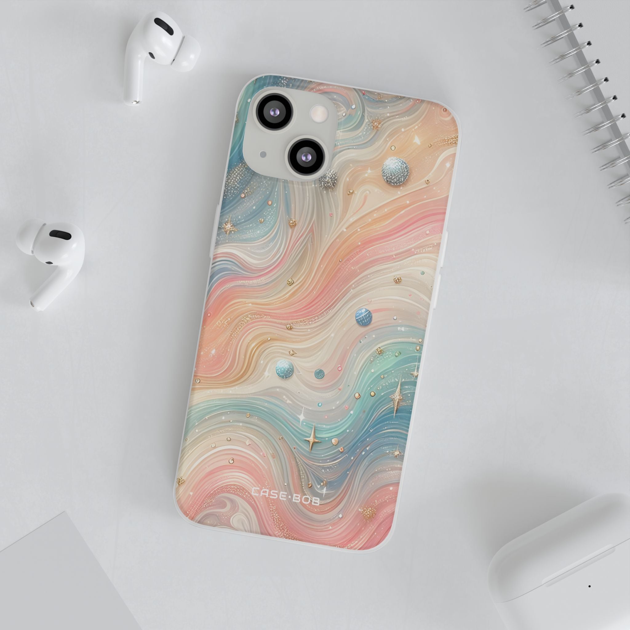 Iridescent Swirls iPhone 13 - Soft