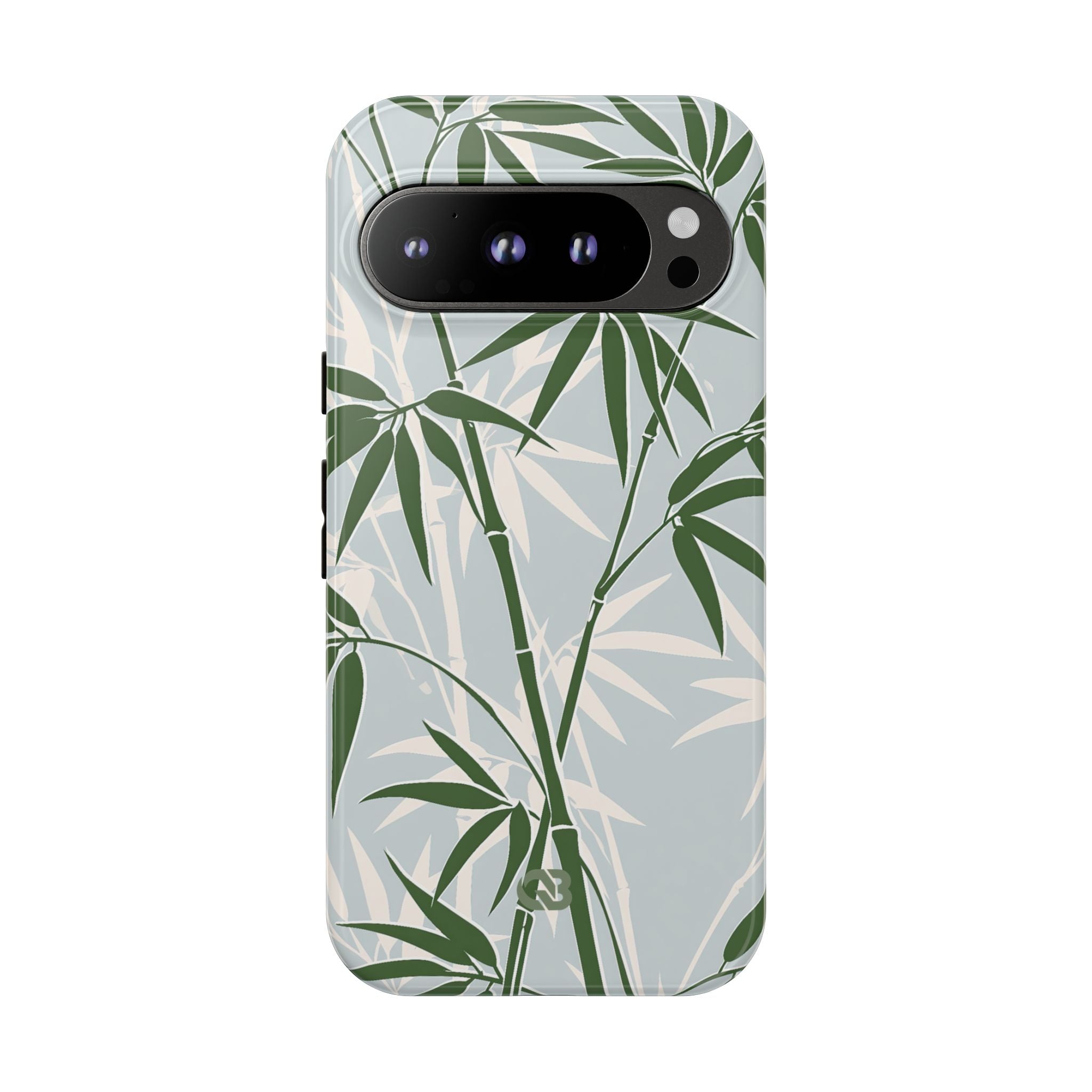 Green Tough Phone Case for Google Pixel - Kyoto Bamboo Canopy