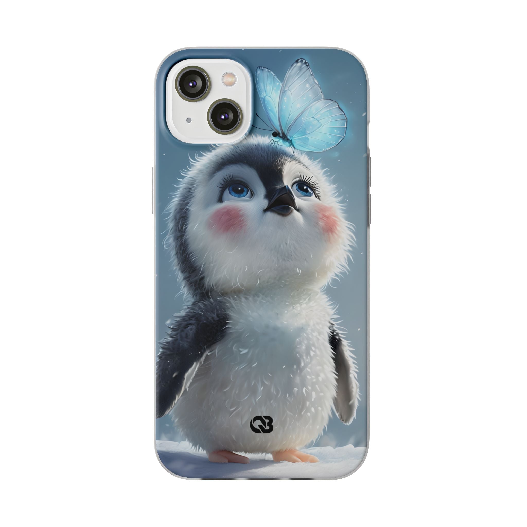 Frosty Penguin Glow · Soft Coque de téléphone pour iPhone