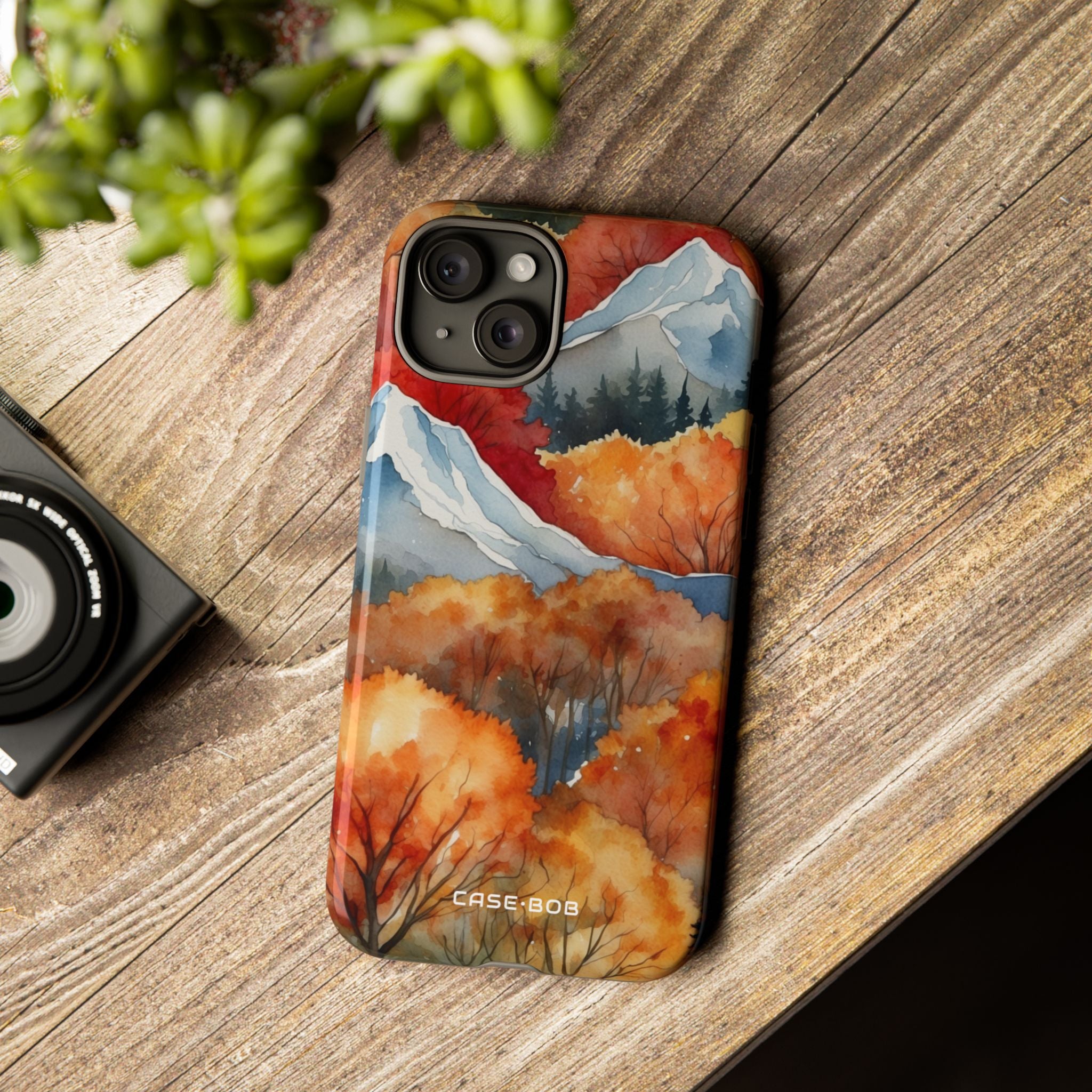 Snowcap Radiance iPhone 15 Plus Cover - Tough