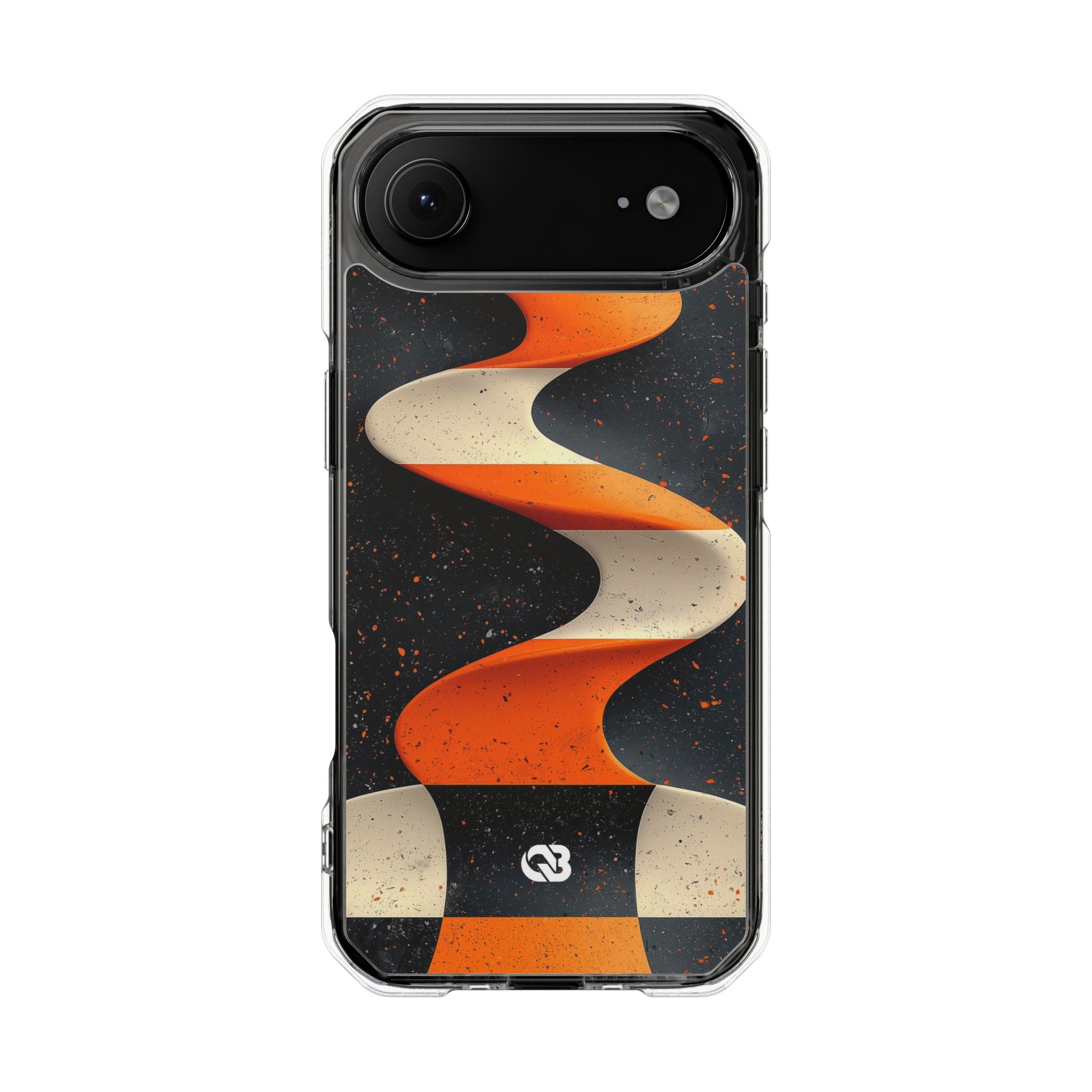 Orange Grit Twist · Impact Handyhülle für iPhone · Magsafe