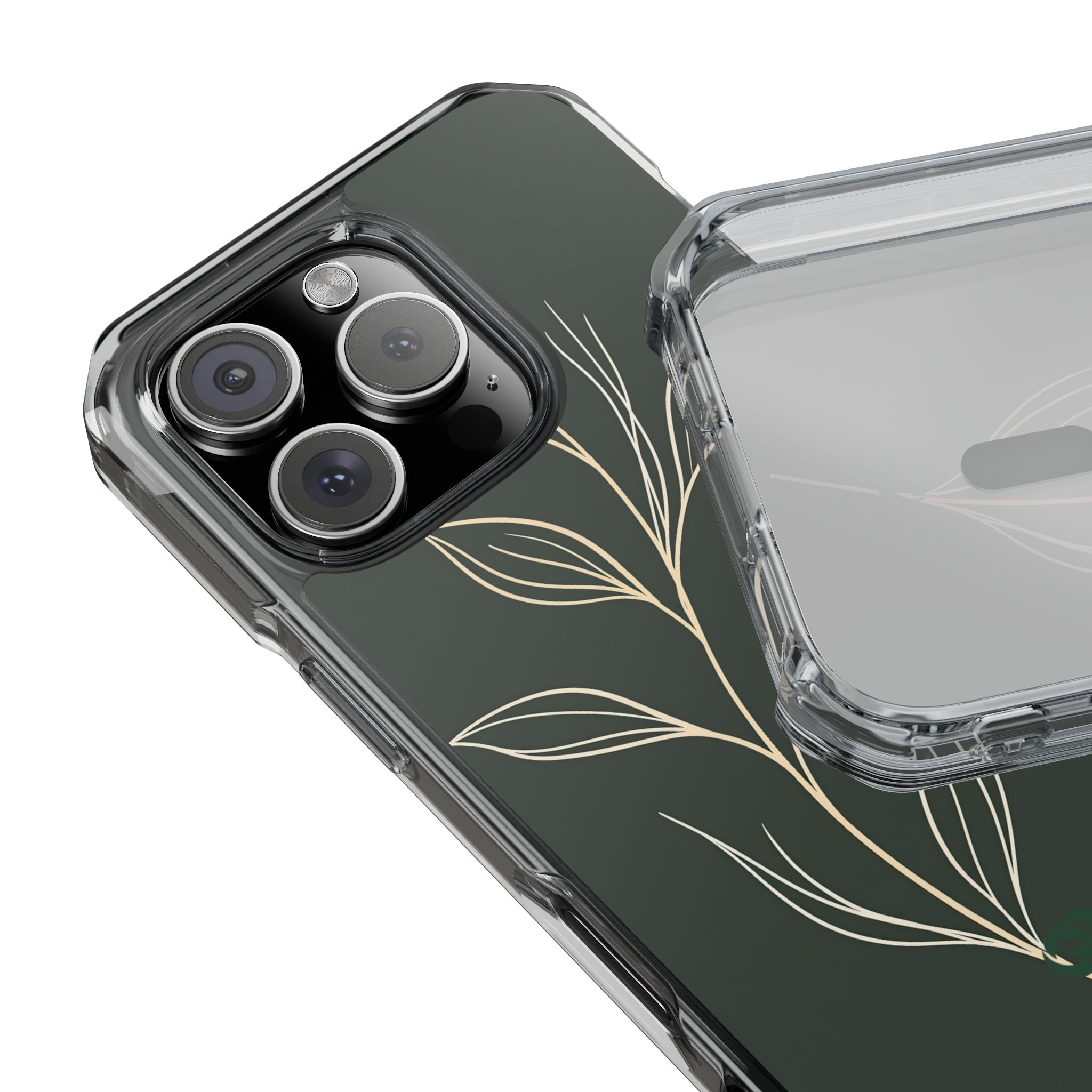 Green Impact MagSafe Phone Case for iPhone - Deep Moss Willow