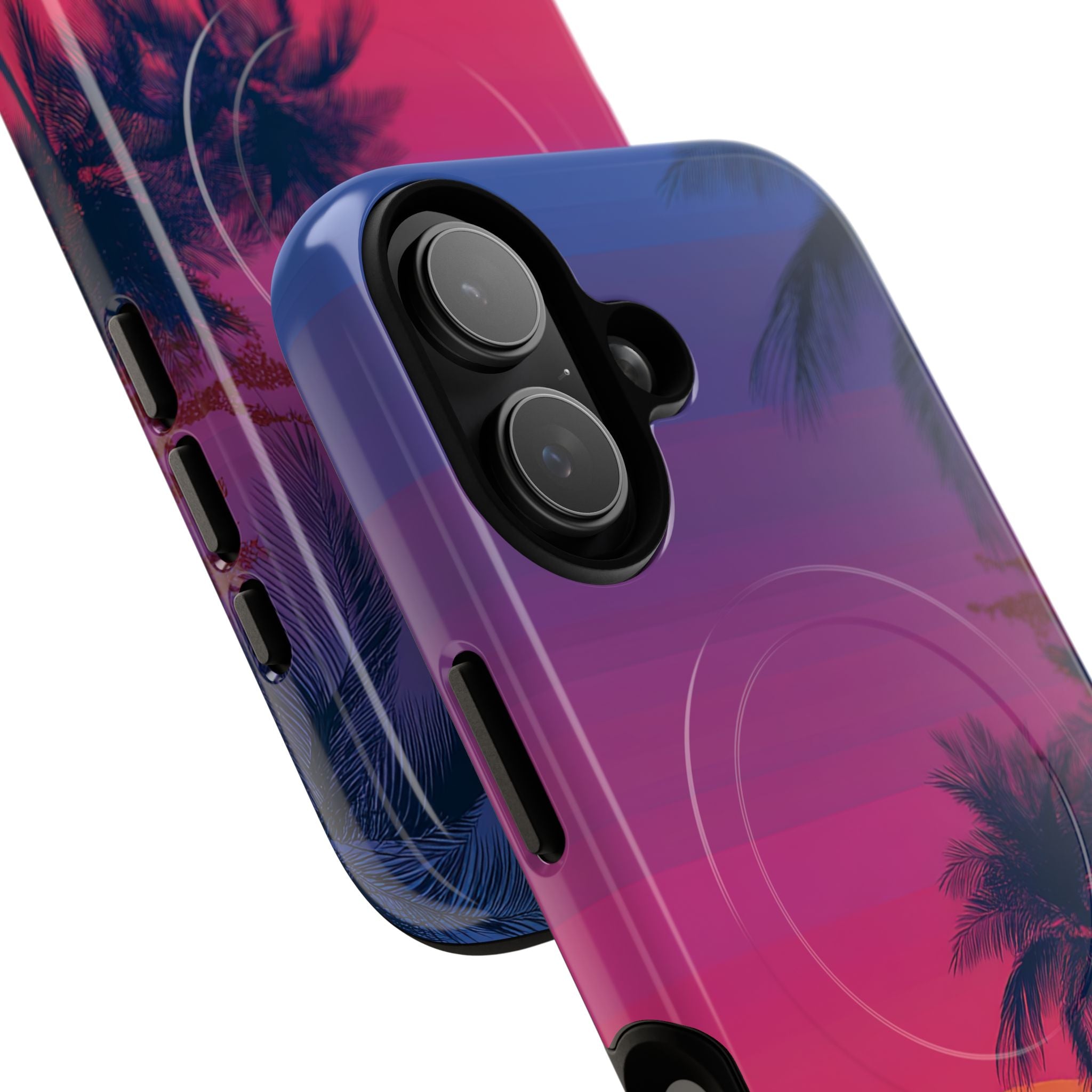 Neon Horizon Palms · Tough+ Telefoncover til iPhone · Magsafe