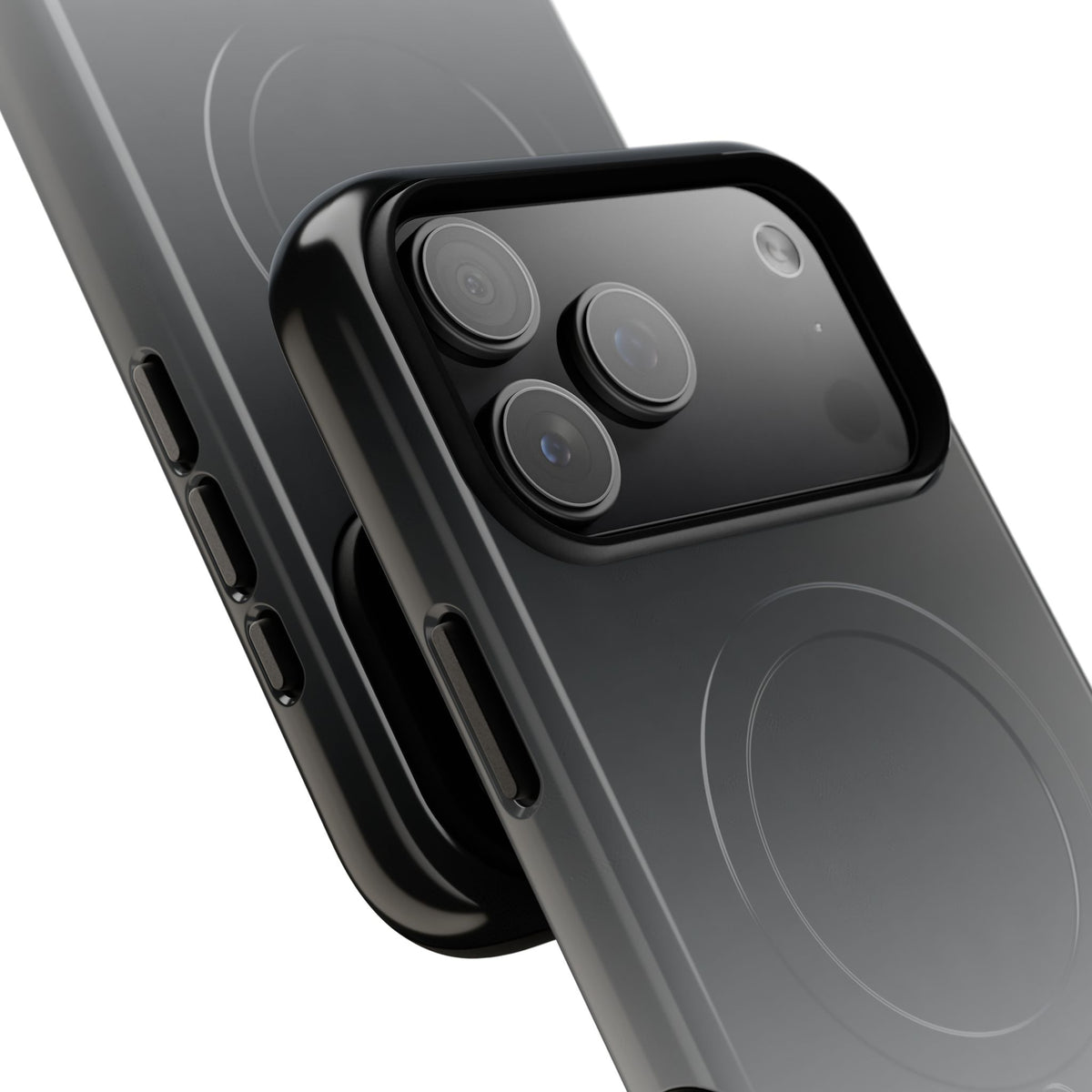 Noir Ombre Fade · Tough 2.0 Magnetic Phone Case for iPhone · Black