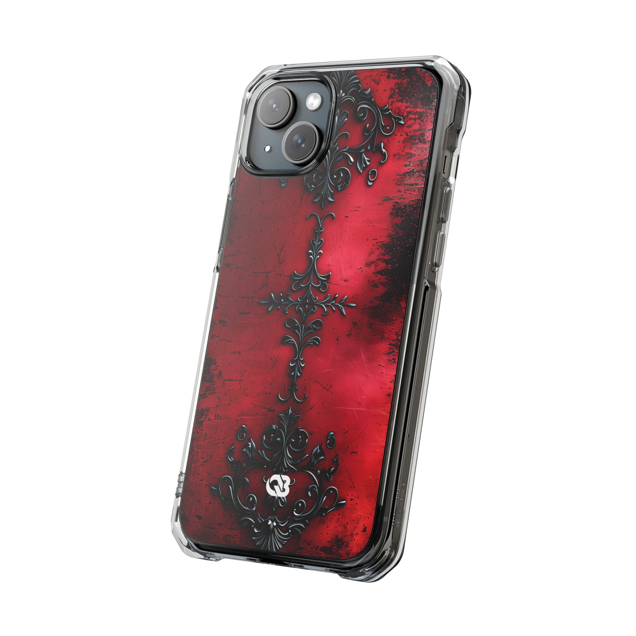 Crimson Gothic Filigree · Impact Phone Case for iPhone · Magsafe
