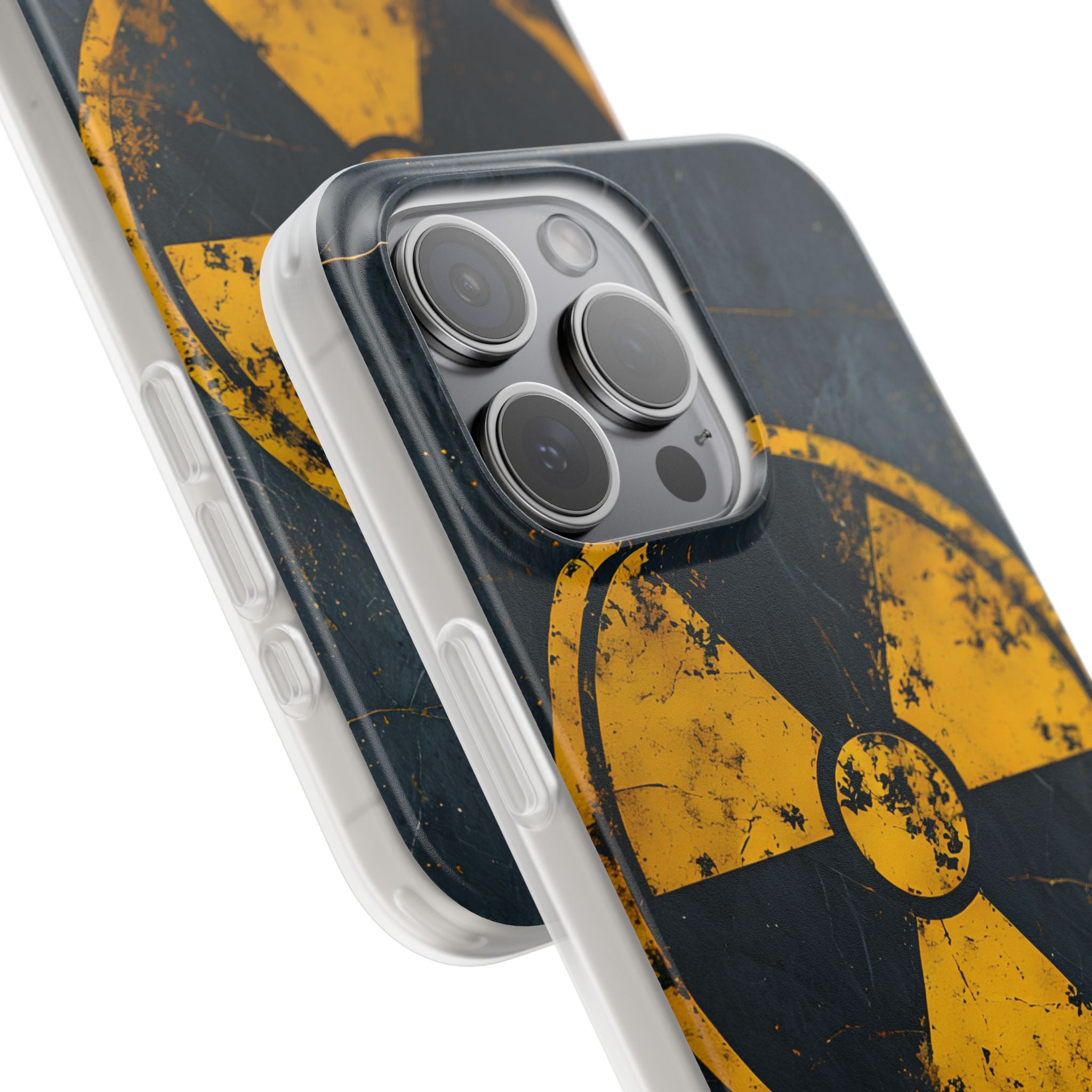 Industrial Decay Warning · Soft Phone Case for iPhone