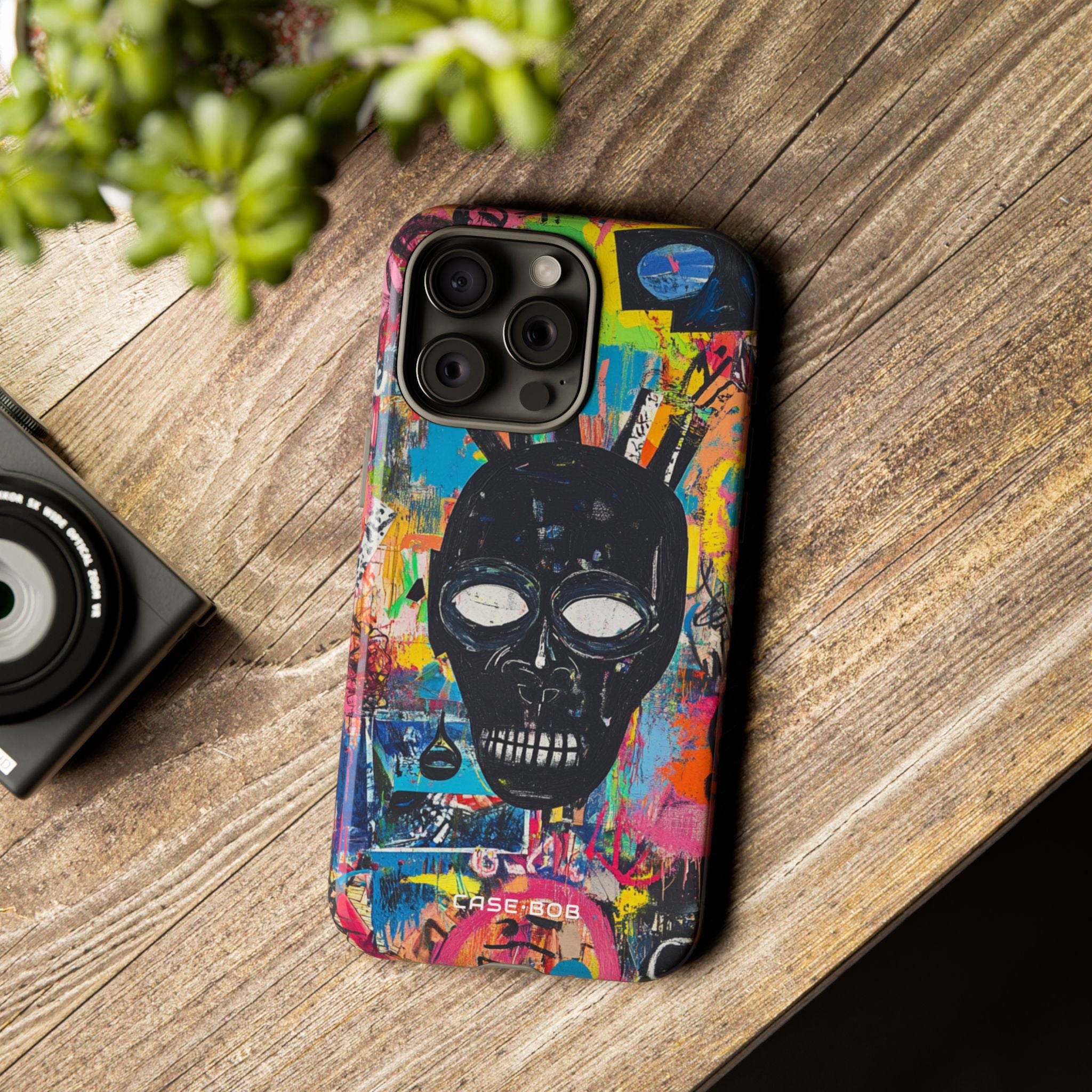 Skull Vortex iPhone 15 Pro Max Case - Tough