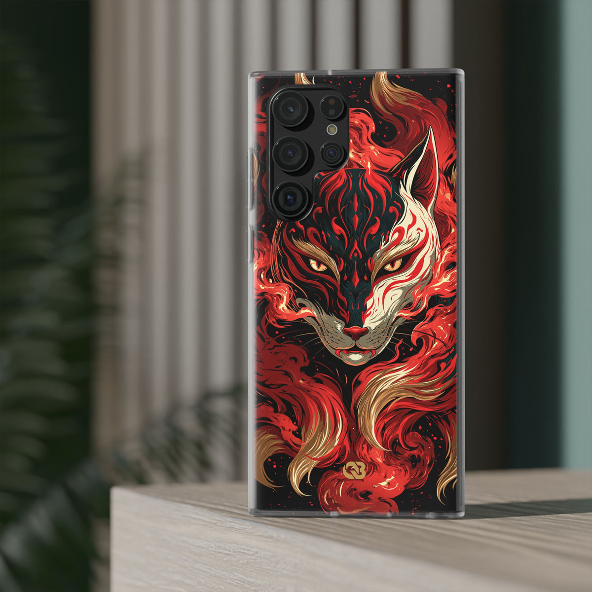 Crimson Kitsune Spirit · Lite Phone Case for Samsung · Red