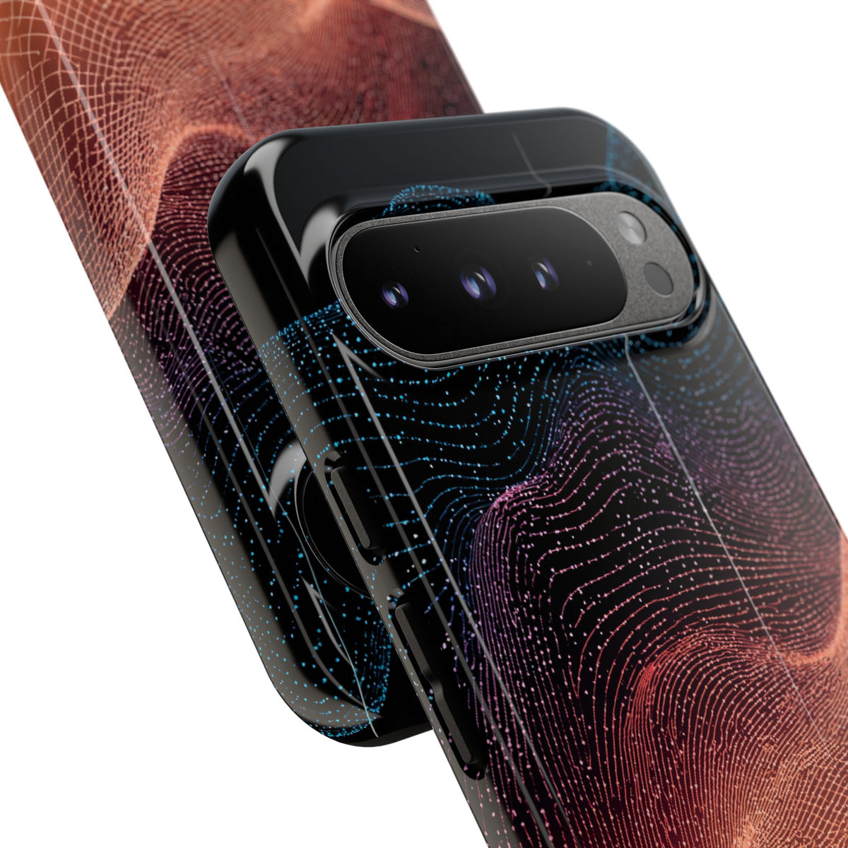 Spectral Elevation · Tough Phone Case for Pixel · Orange