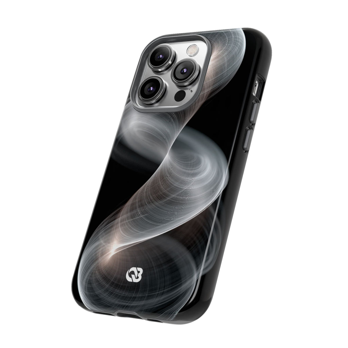 Luminous Vortex · Tough Phone Case for iPhone · Black