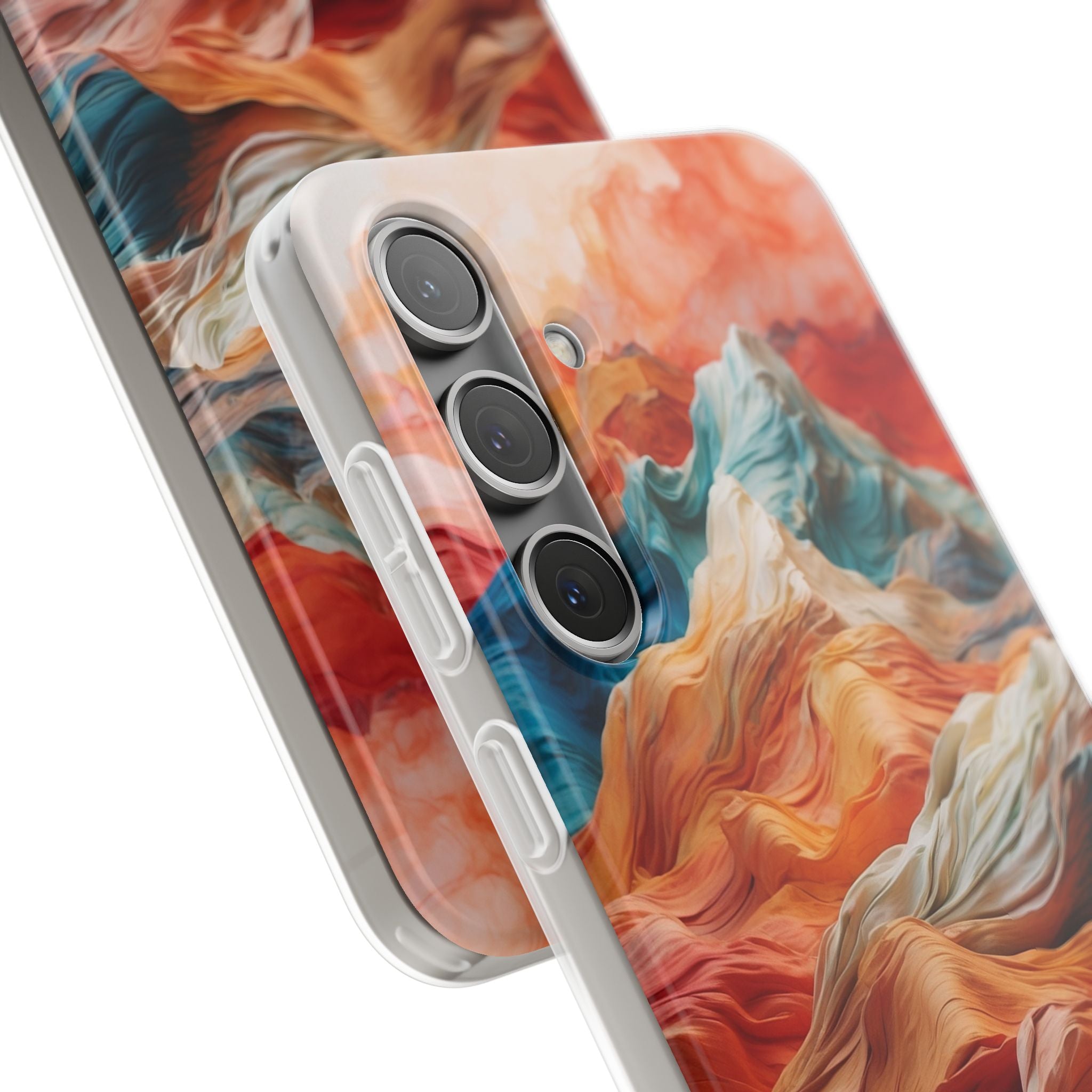 Molten Ridge Flow · Soft Phone Case for Samsung