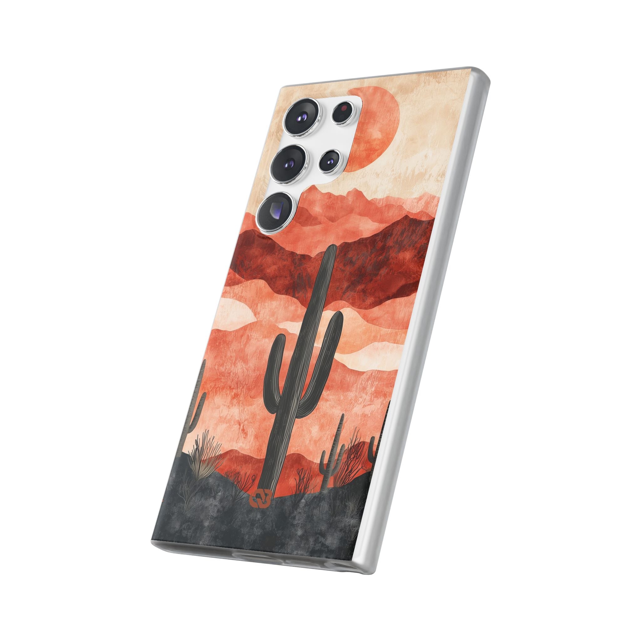 Terracotta Desert Sun · Soft Phone Case for Samsung