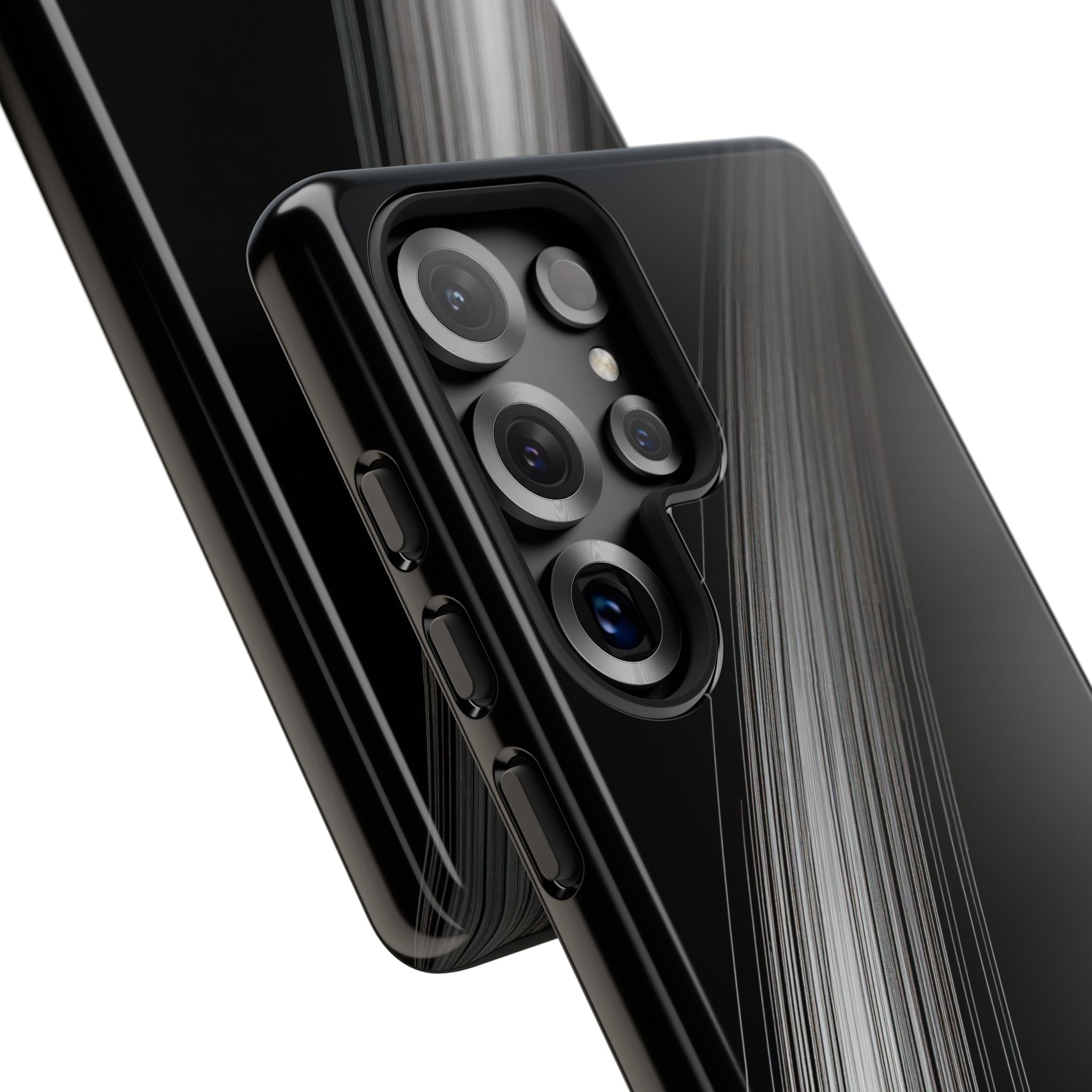 Black Tough Phone Case for Samsung - Linear Velocity Beam